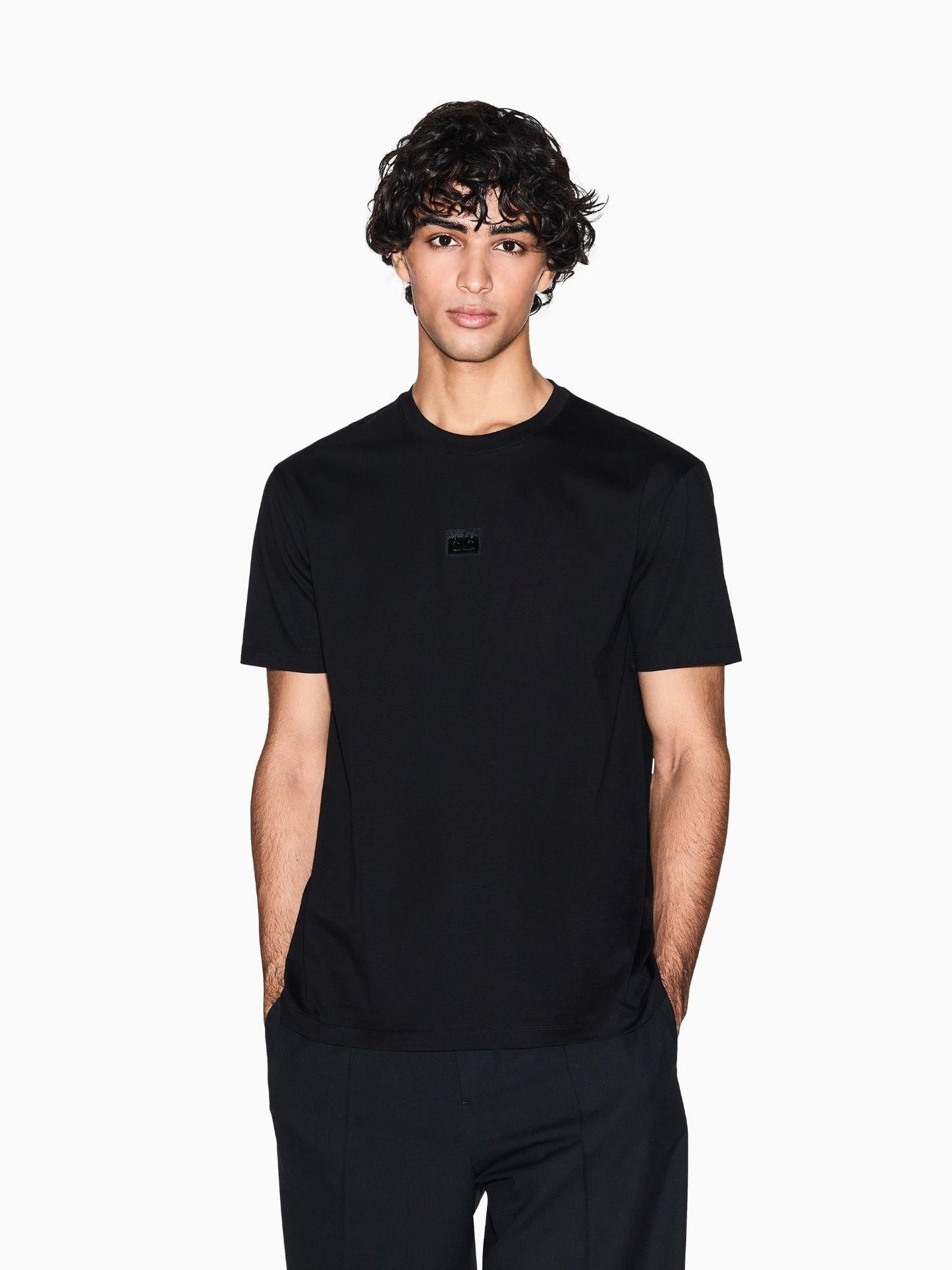 Armani Exchange T-Shirt Uomo Regular Fit Nero