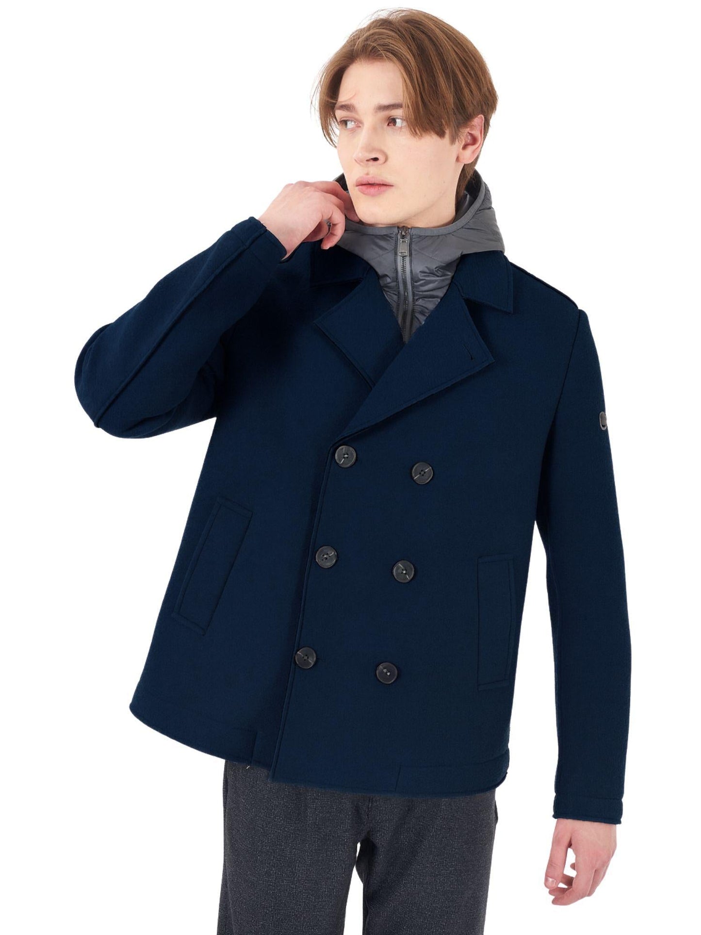 Yes Zee Giubbino Uomo Blu