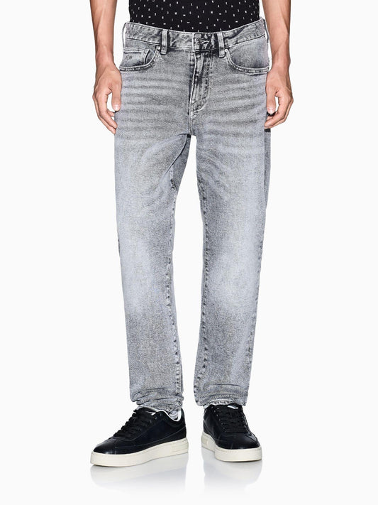 Armani Exchange Jeans slim fit in denim stretch Uomo Grigio