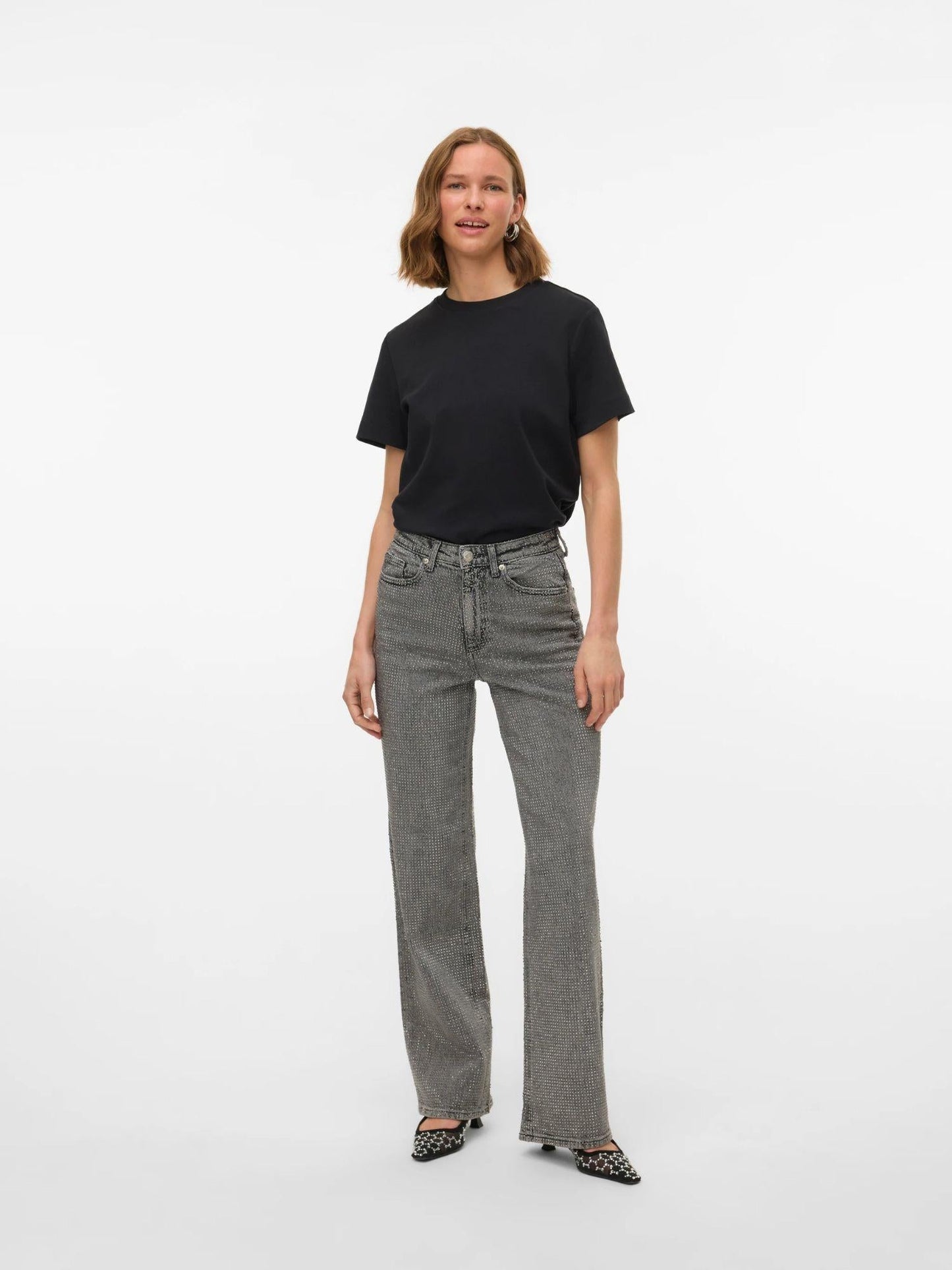 Aware T-Shirt Donna Awnaima Nero