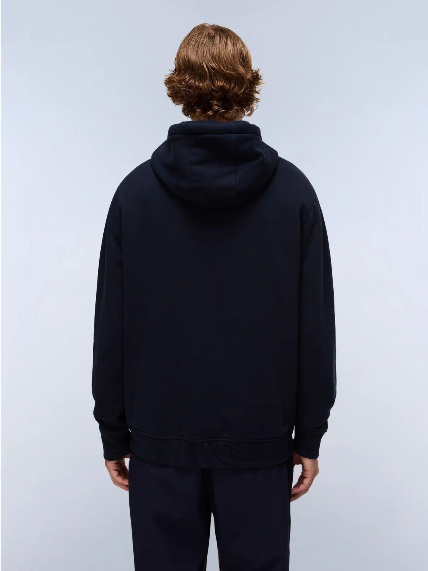 Napapijri Felpa Uomo Balis Con Cappuccio Blu Scuro