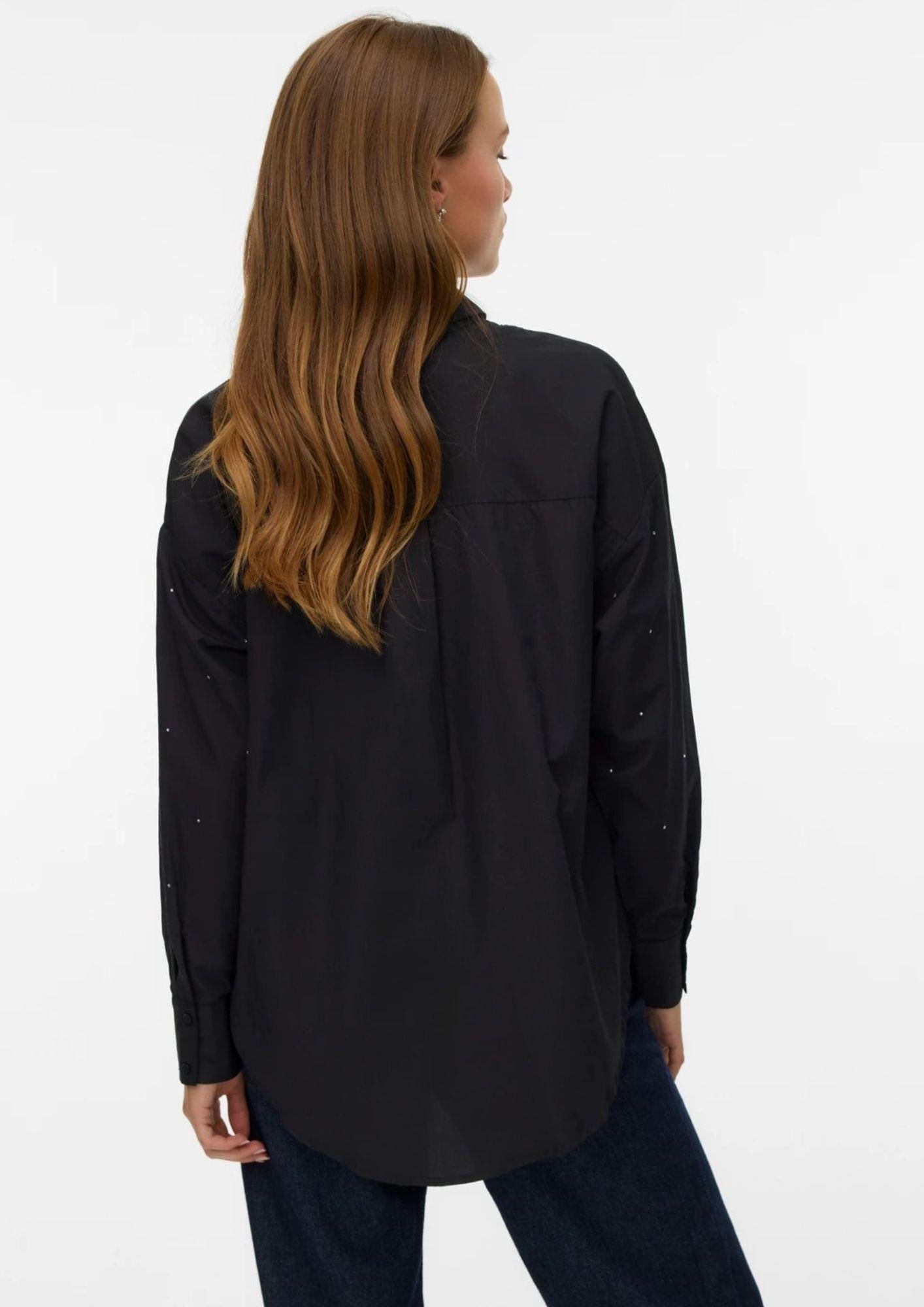 Vero Moda Camicia Donna Fanni Nera