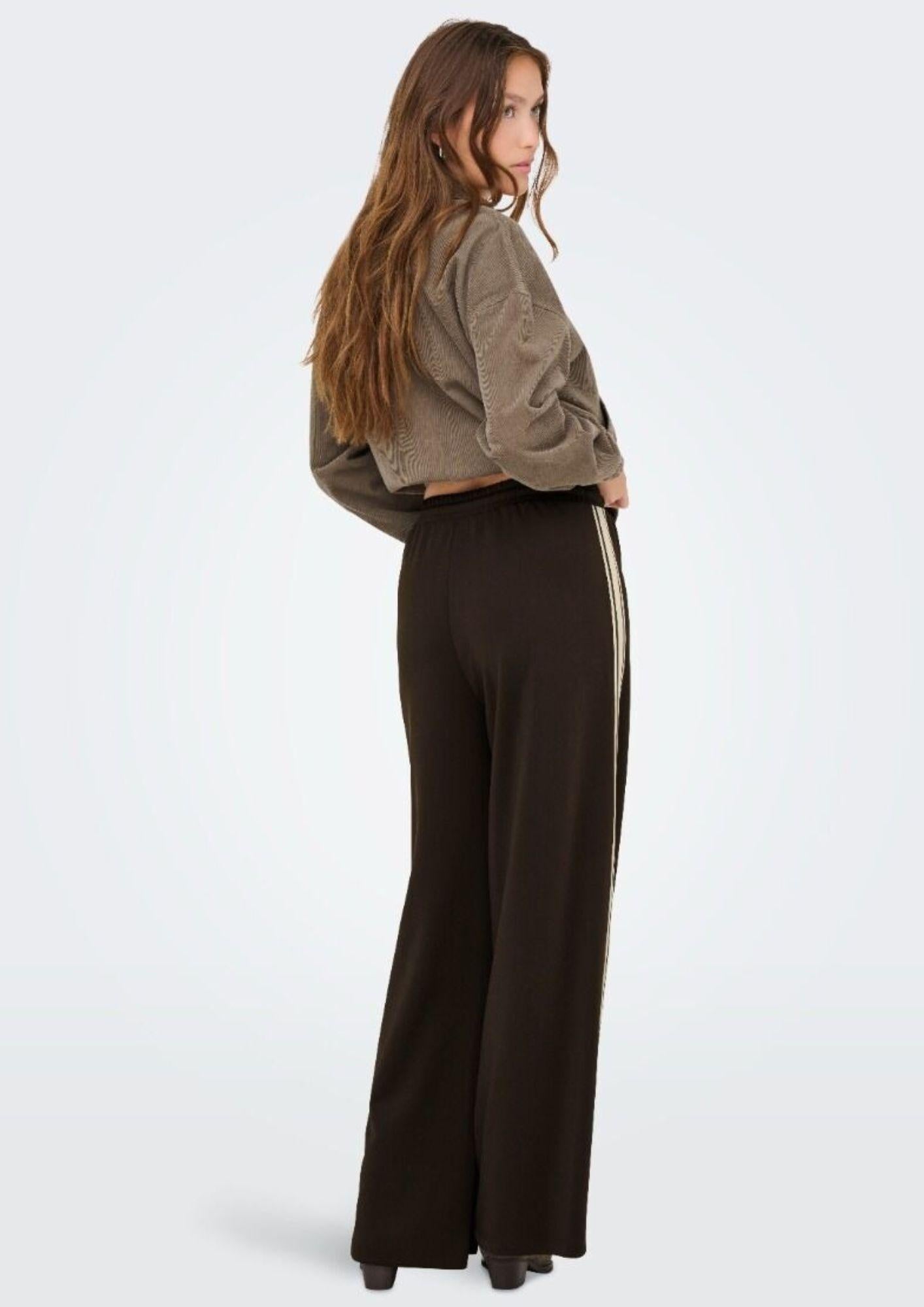 Only Pantalone Donna Asta Marrone