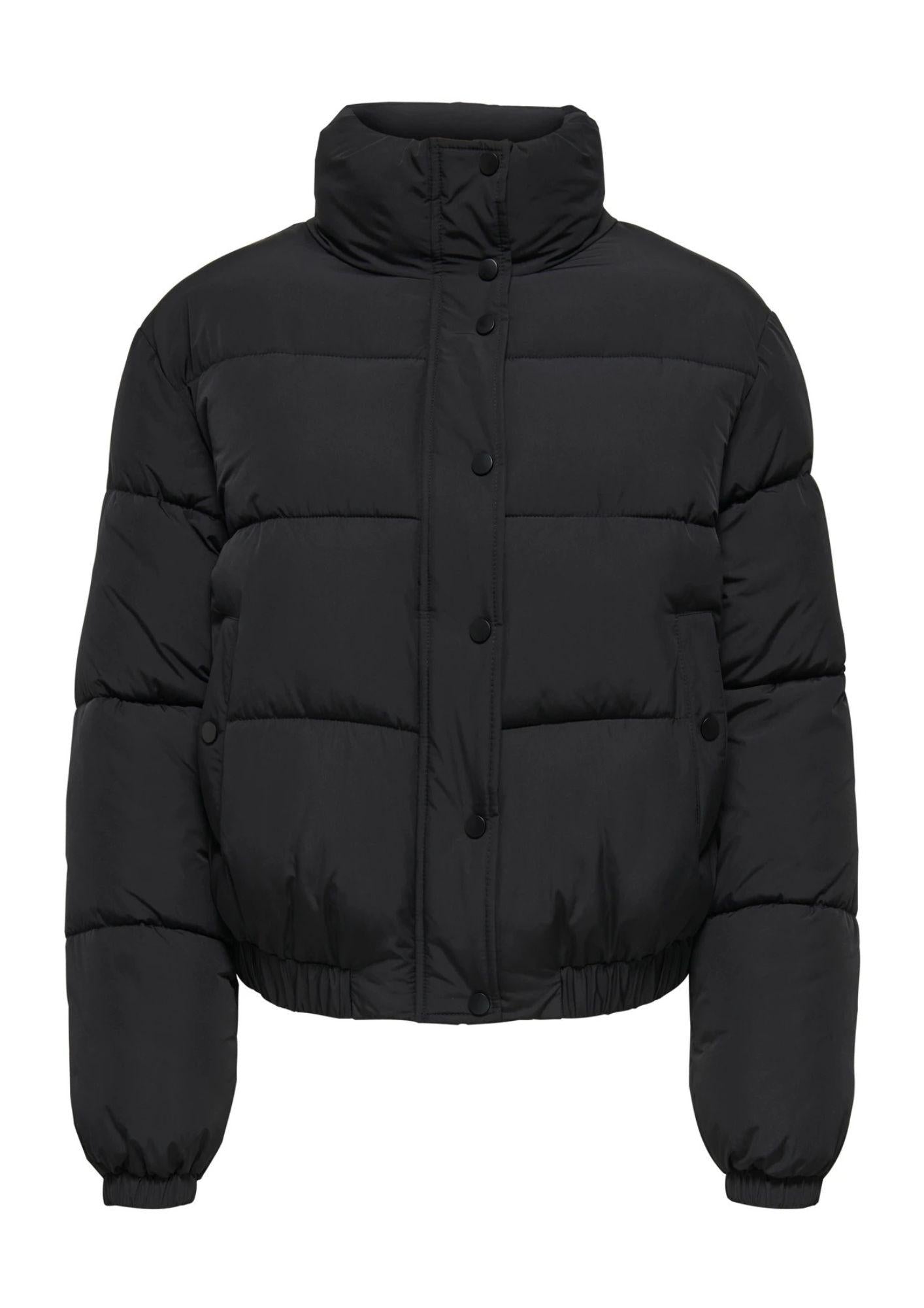 Jacqueline De Yong Giacca Invernale Donna Moon Nera