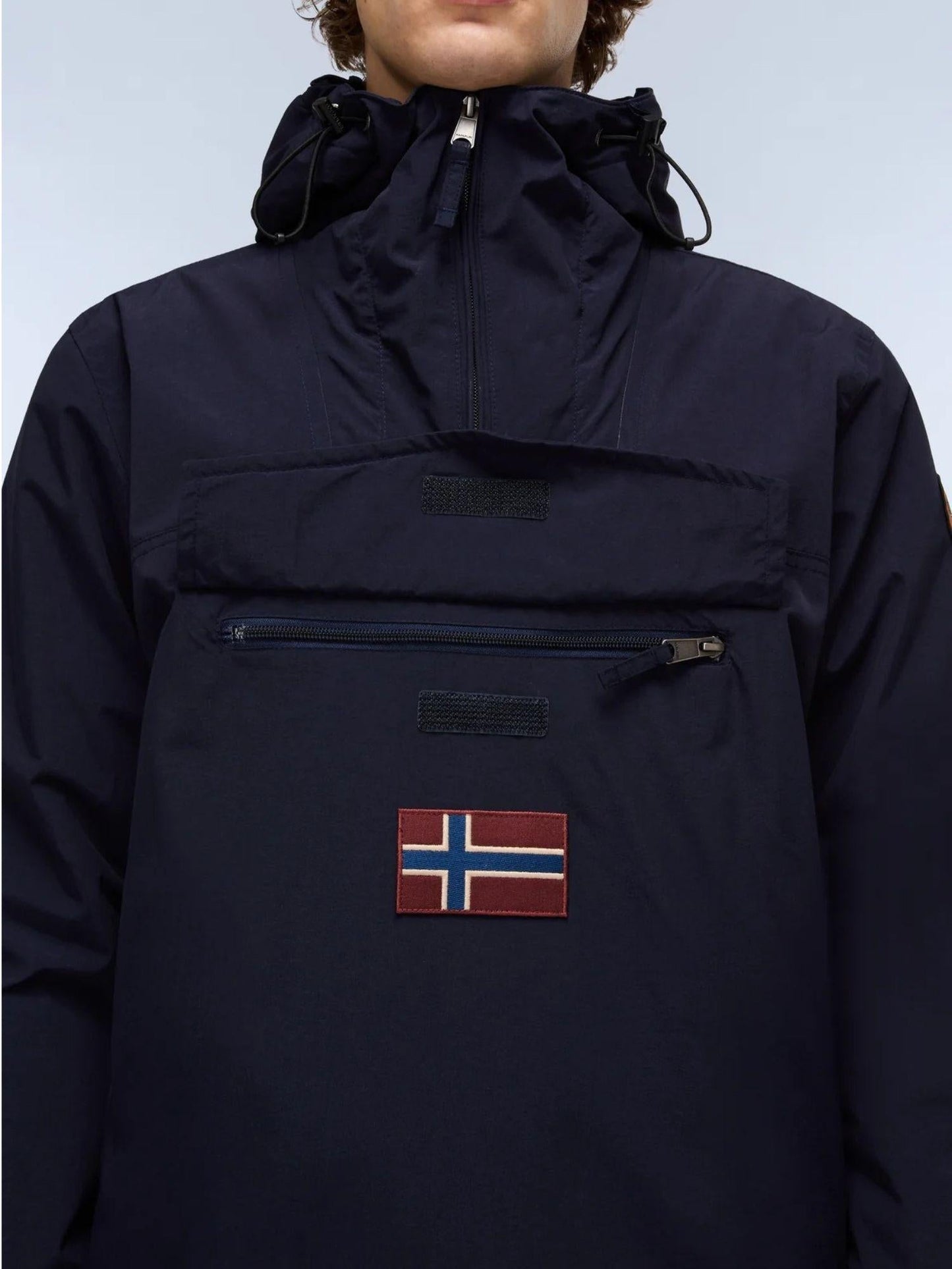 Napapijri Giacca Anorak Invernale Uomo Rainforest Blu Scuro
