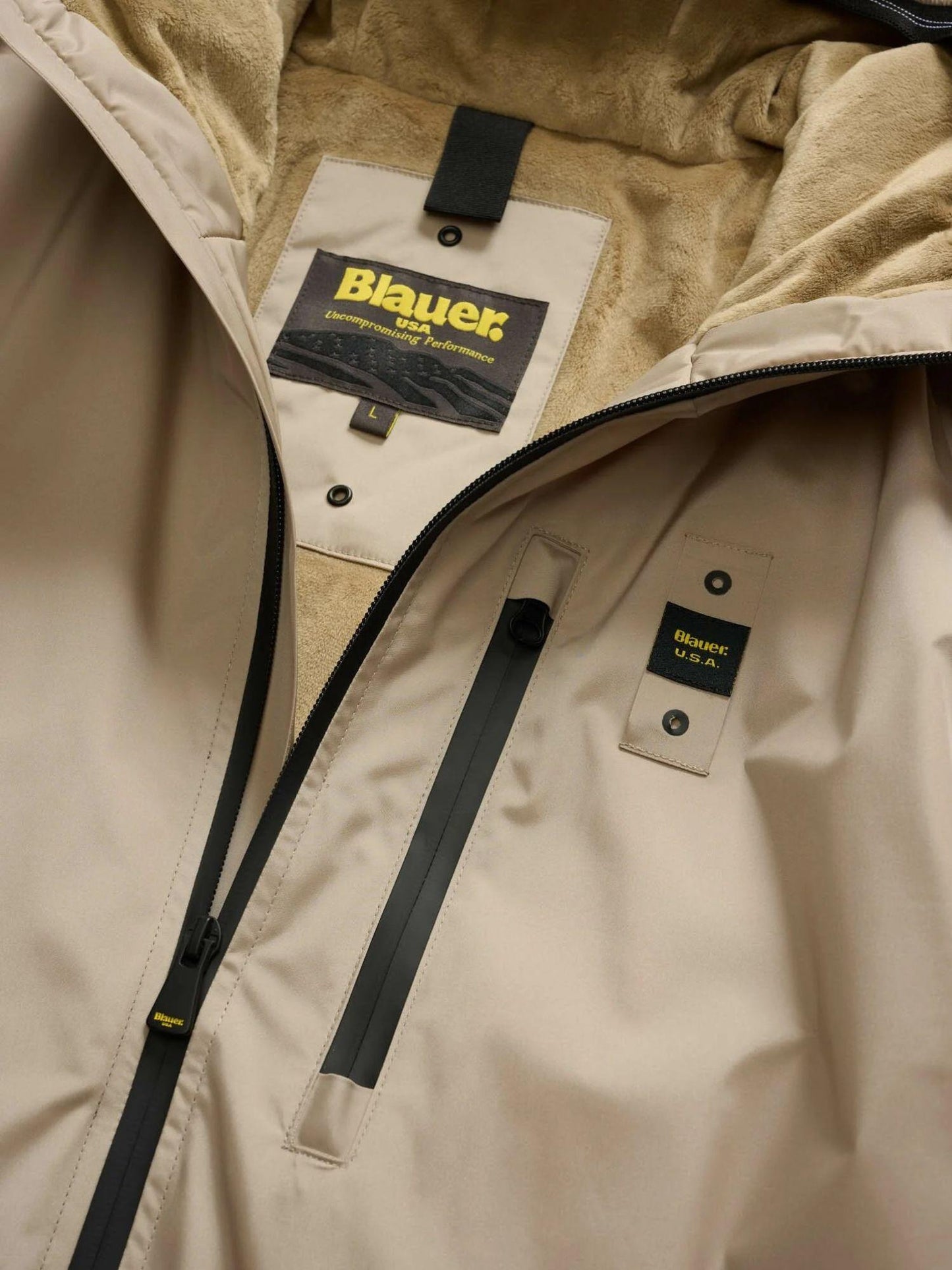 Blauer Trench Jarvis Uomo Beige