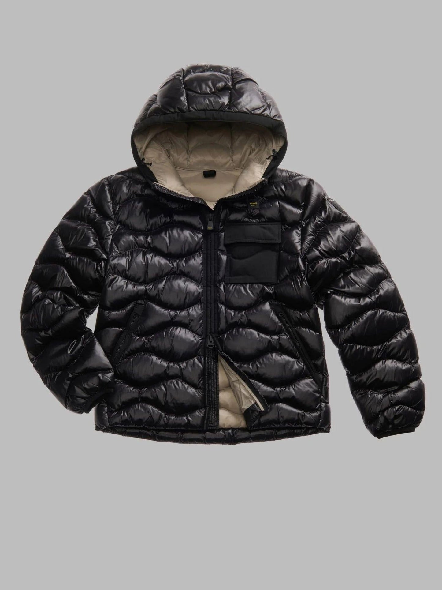 Blauer Giacca Invernale Uomo Bryant Nera con Interno Beige