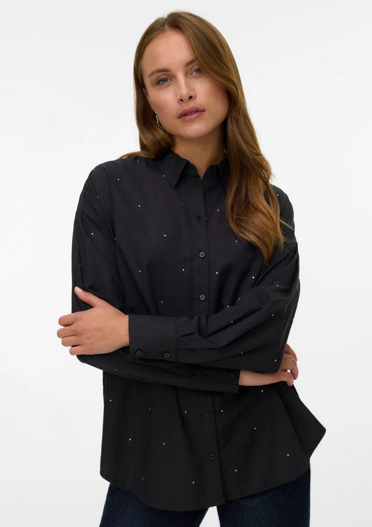 Vero Moda Camicia Donna Fanni Nera