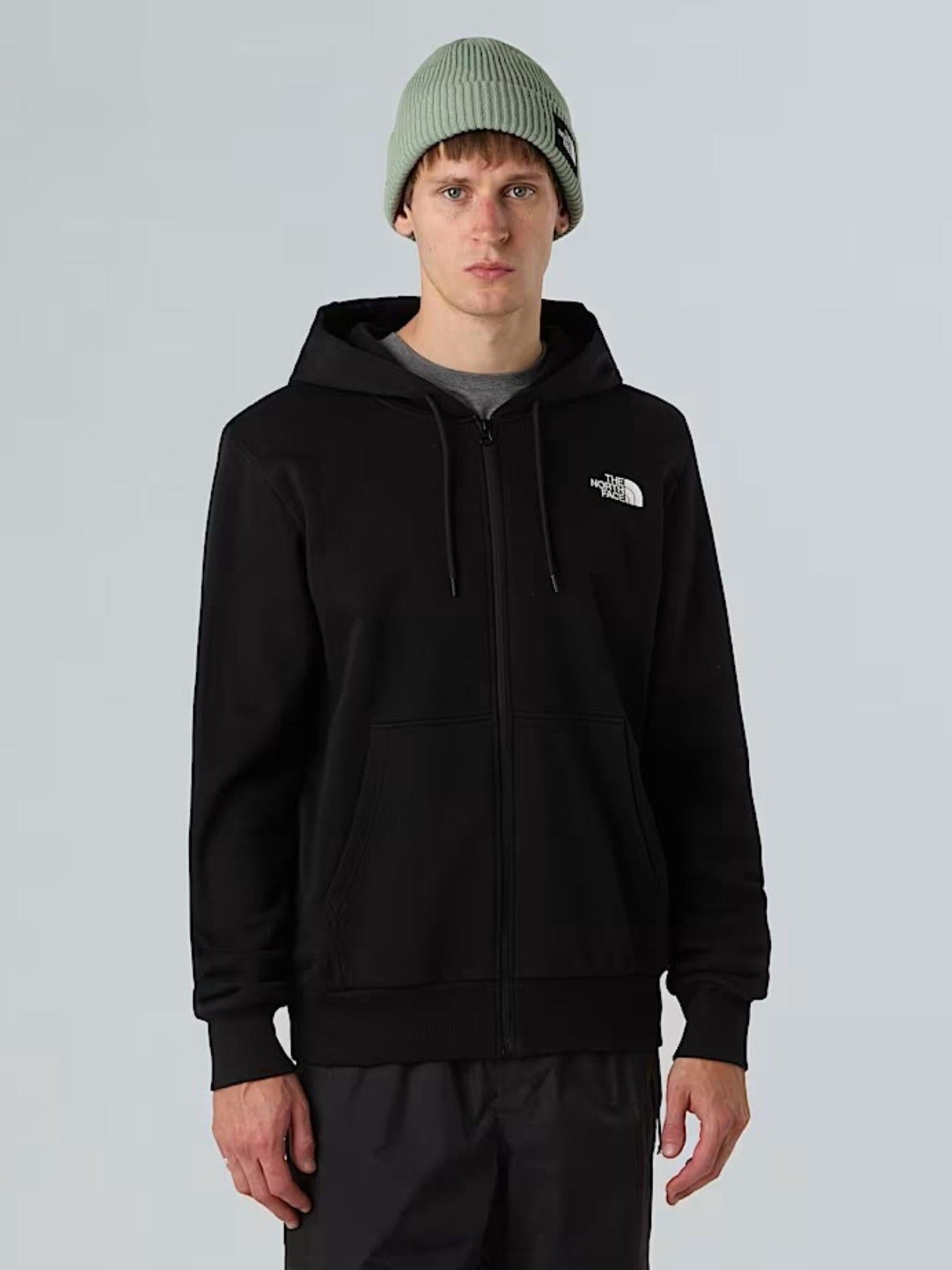 The North Face Felpa Uomo Simple Dome Con Cappuccio e Cerniera Integrale Nero