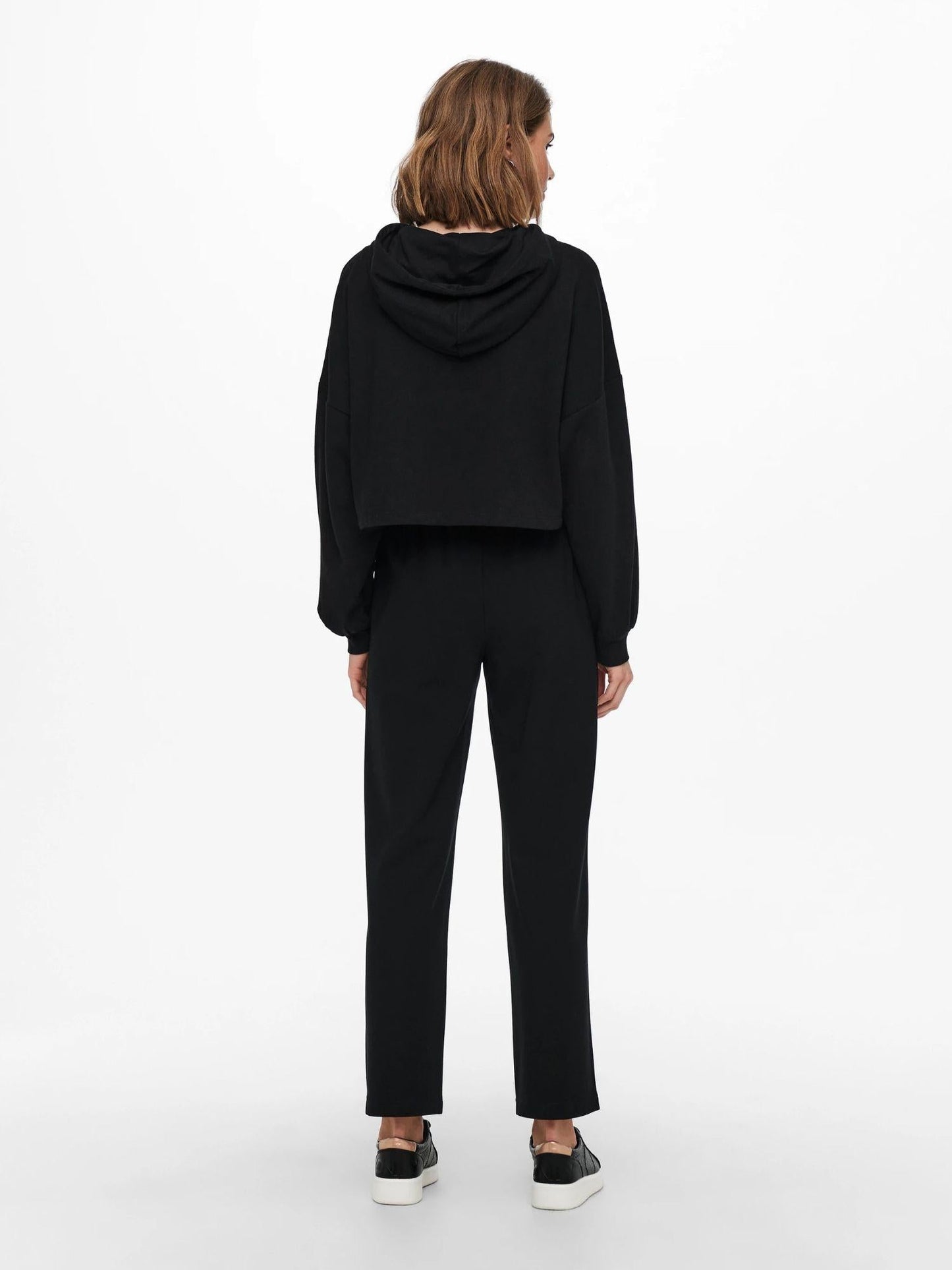 Only ONLPOPTRASH-SUKI Loose Fit Pantaloni a gamba larga Donna Nero