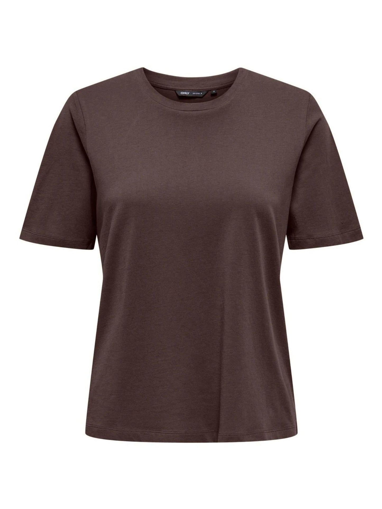 Only T-Shirt Donna Only Seal Brown