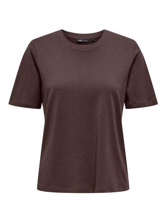 Only T-Shirt Donna Only Seal Brown