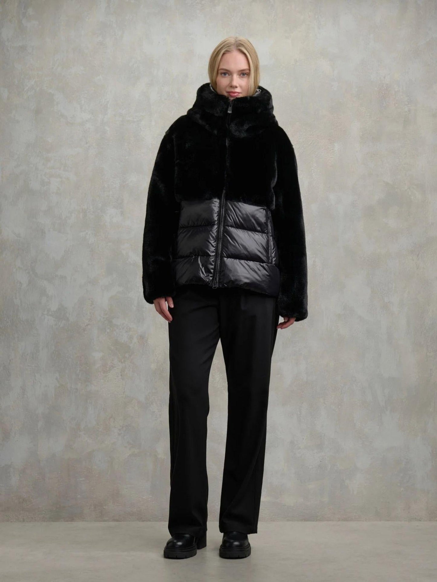 Blauer Giacca Invernale Donna Fanevil Nera