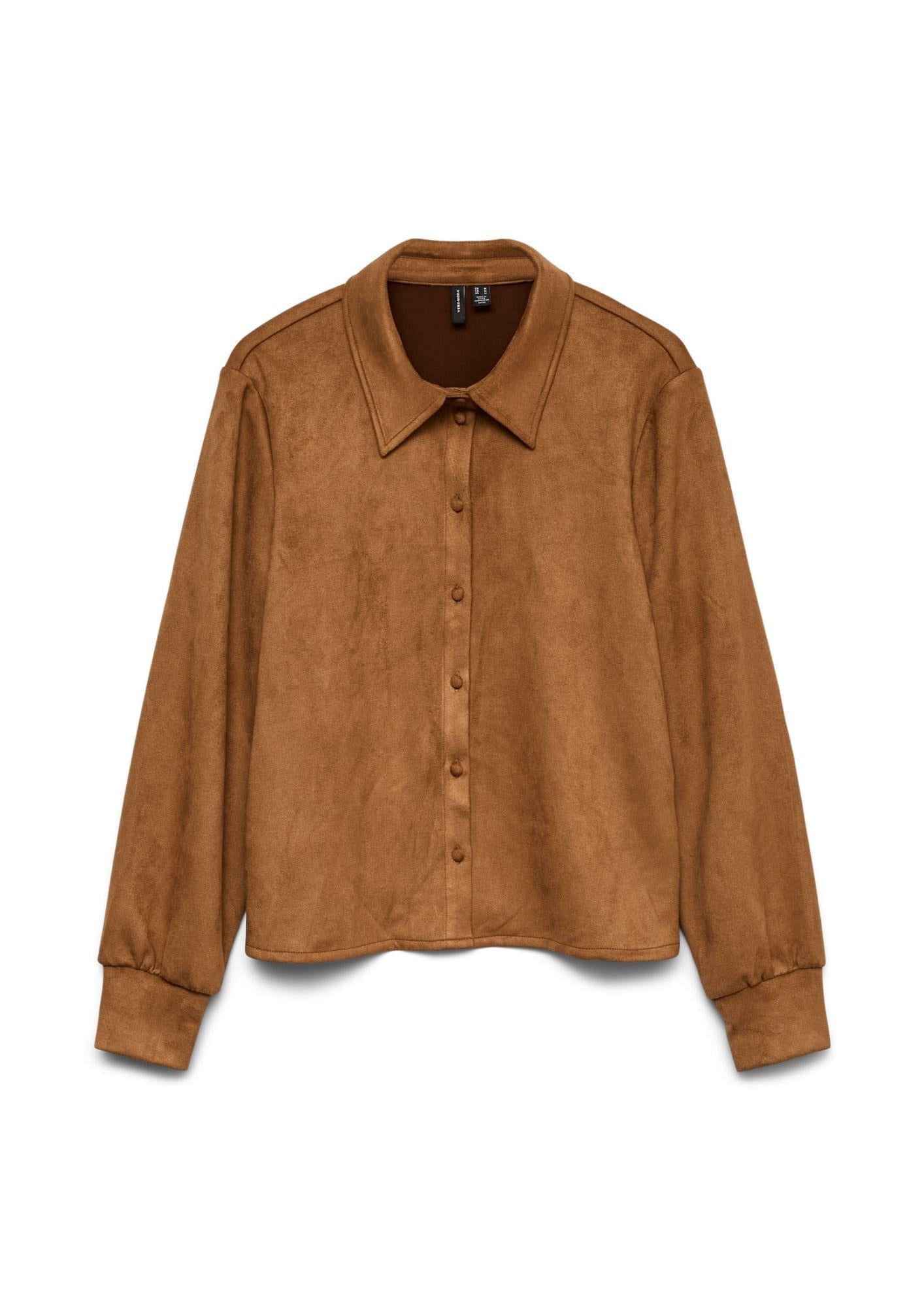 Vero Moda Camicia Donna Bella Marrone