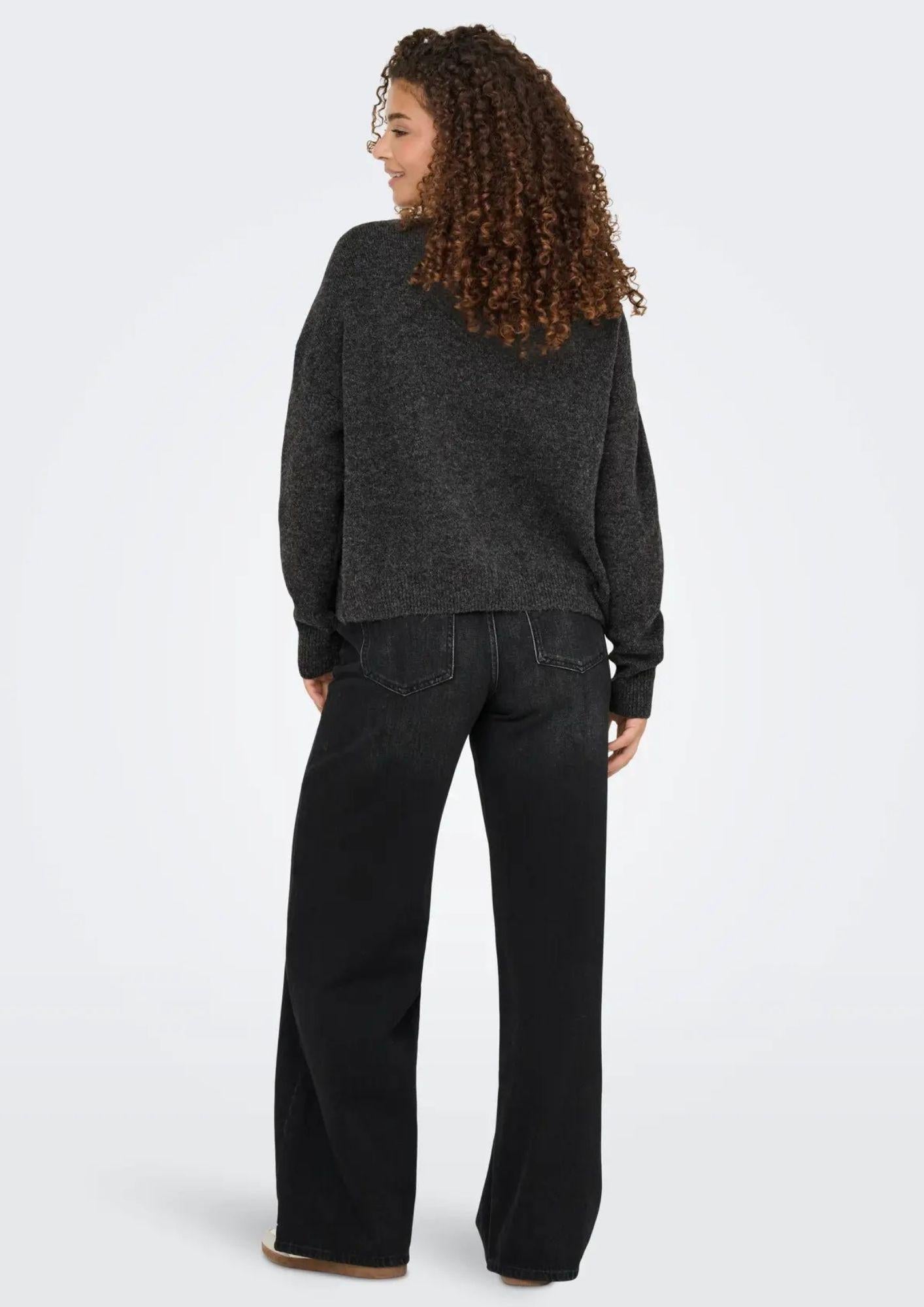 Pullover Donna Only Renata Grigio scuro