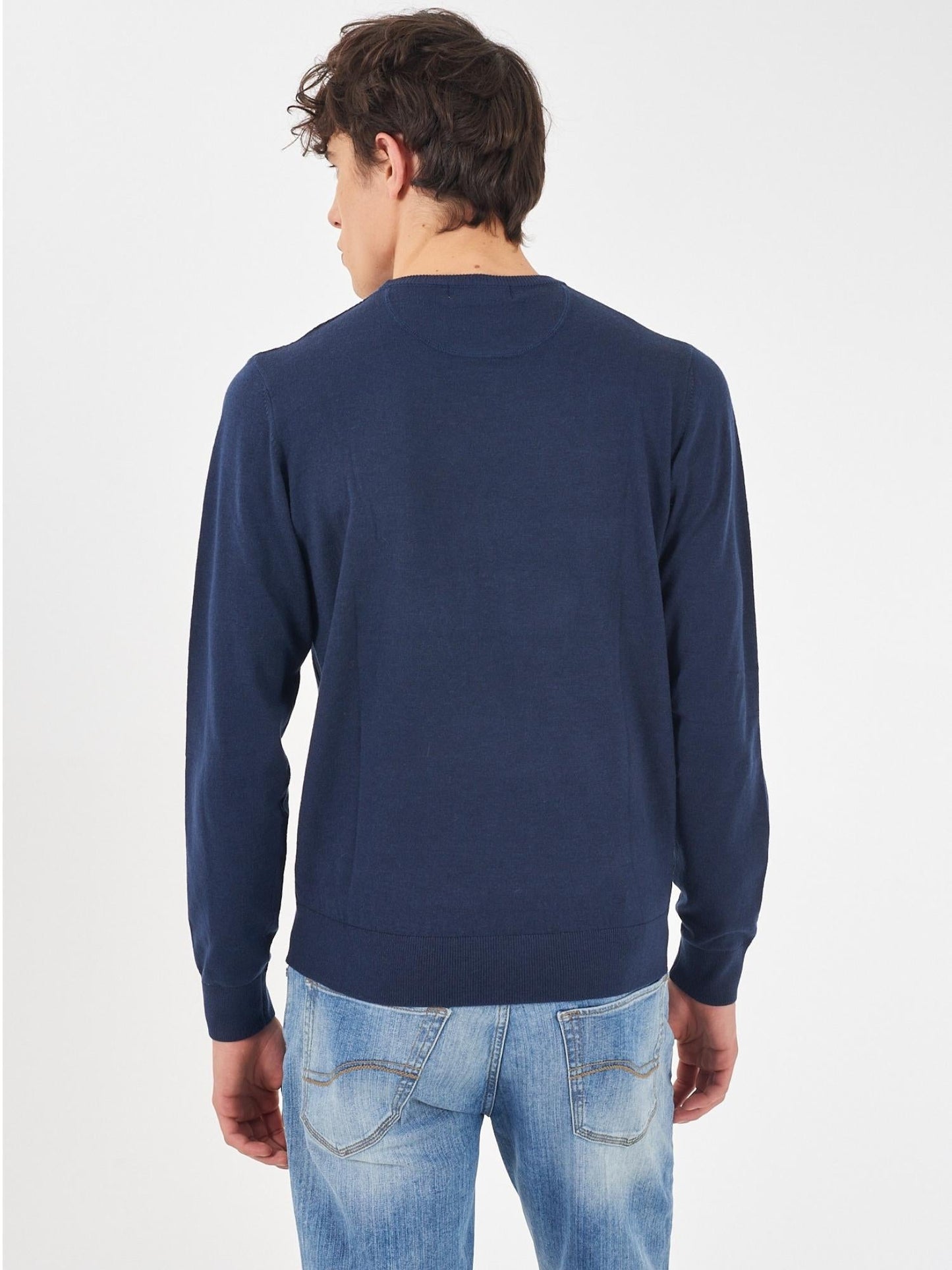 Yes Zee Maglia Girocollo Uomo Blu