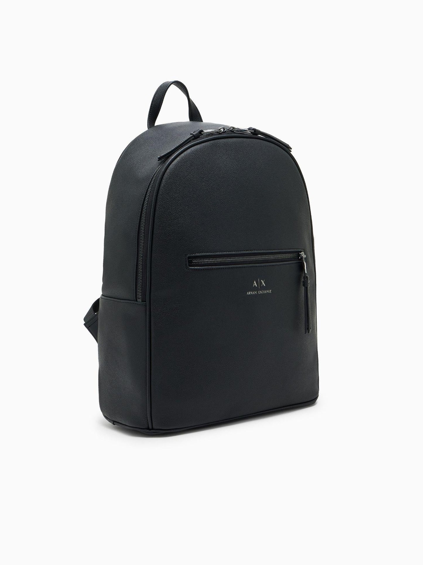 Armani Exchange Zaino Unisex Semi-Rigido Con Tasca Esterna Nero