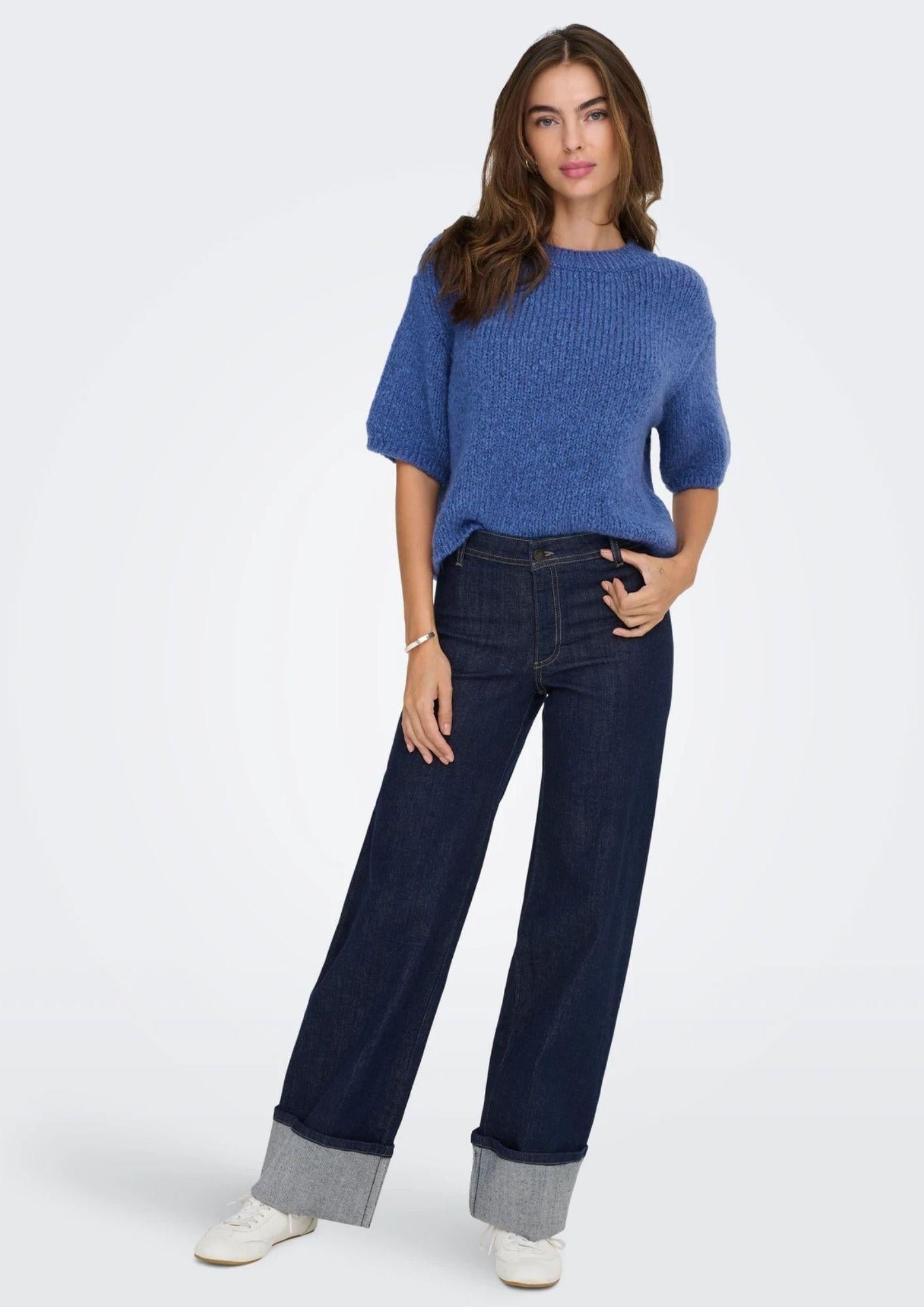 Jaqueline De Yong Jeans Donna Vanessa Denim Blu Scuro
