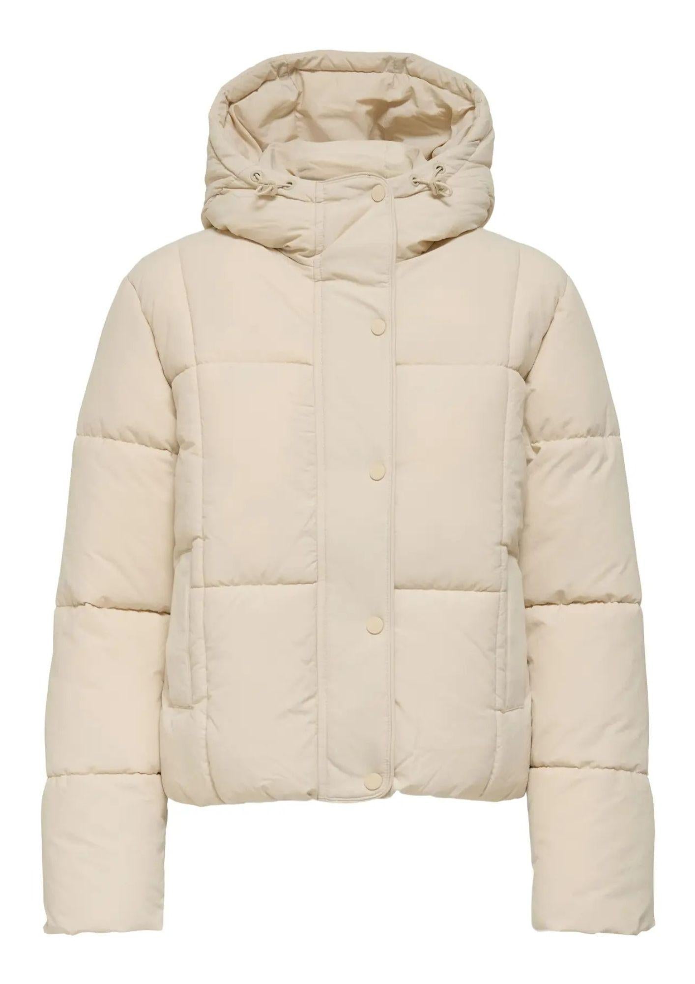 Jacqueline De Yong Giacca Invernale Donna Wonder Crema