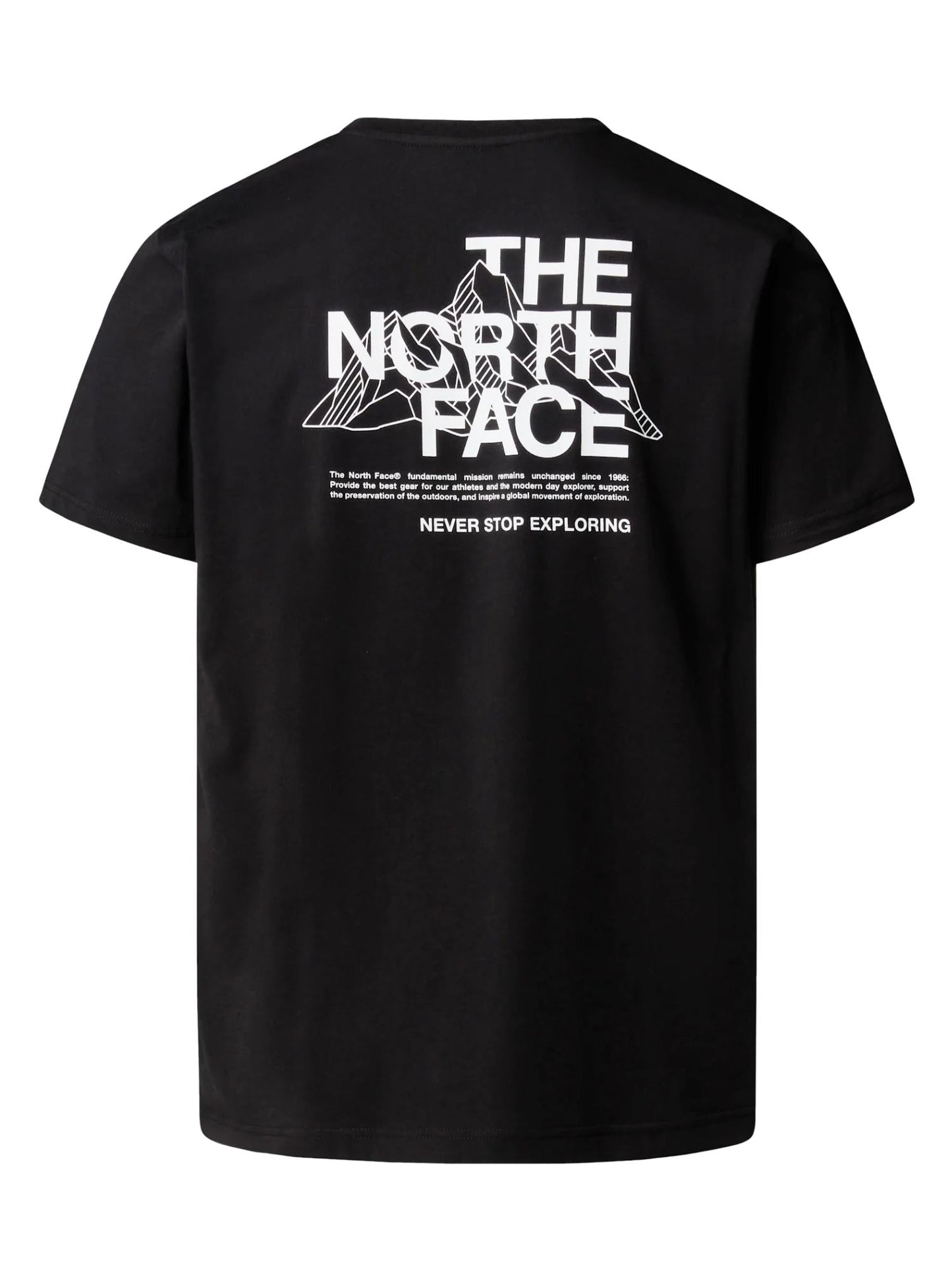 The North Face T-Shirt Uomo Mountain Sketch Nero