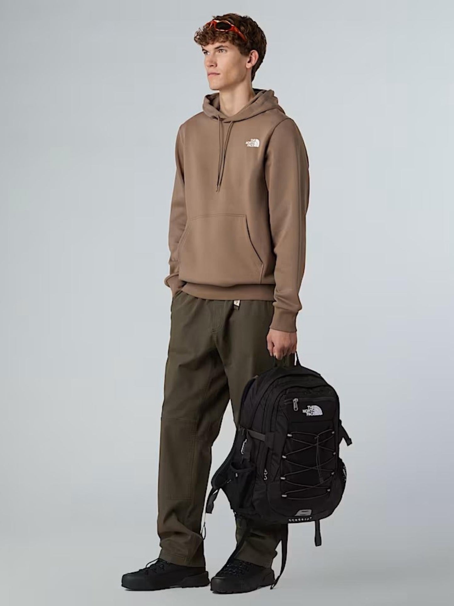 The North Face Felpa Uomo Simple Dome Con Cappuccio Marrone Mocha