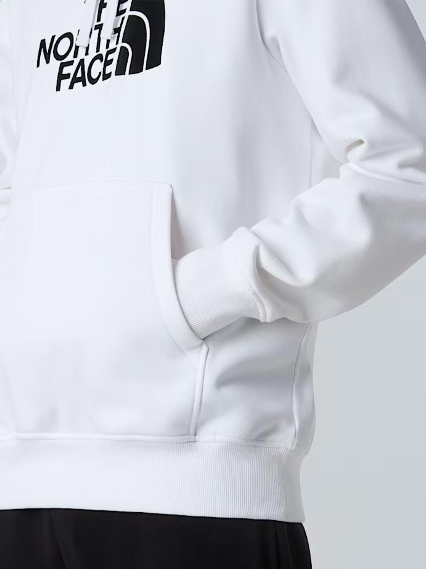 The North Face Felpa Uomo Drew Peak Con Cappuccio Bianco Nero