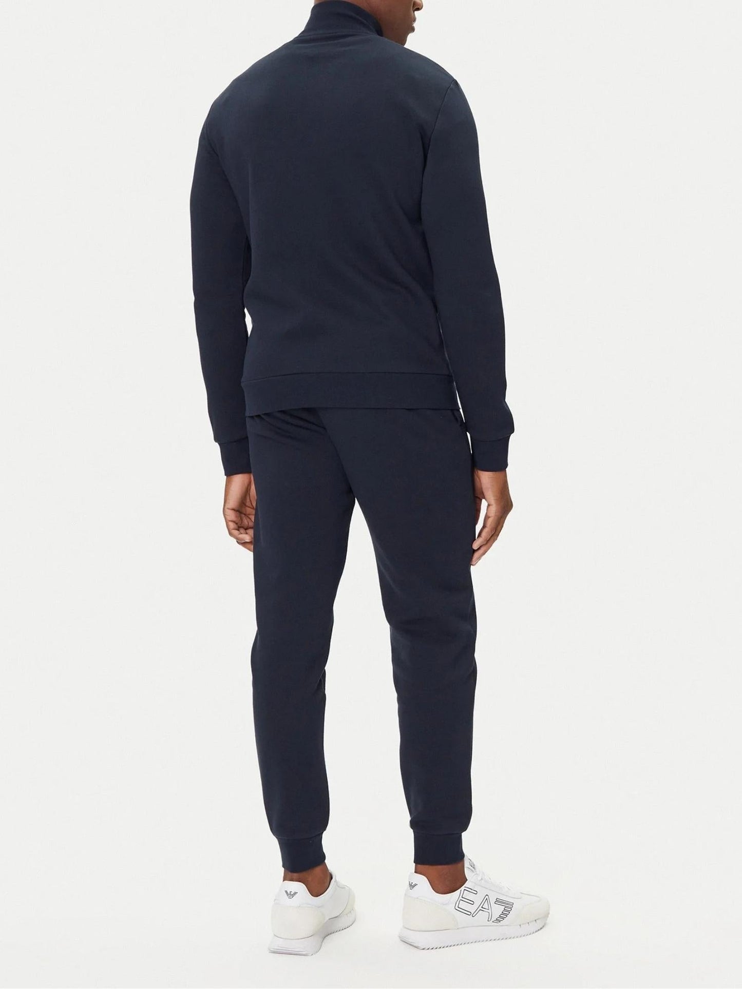 EA7 Emporio Armani Tuta Uomo con zip Blu Slim Fit