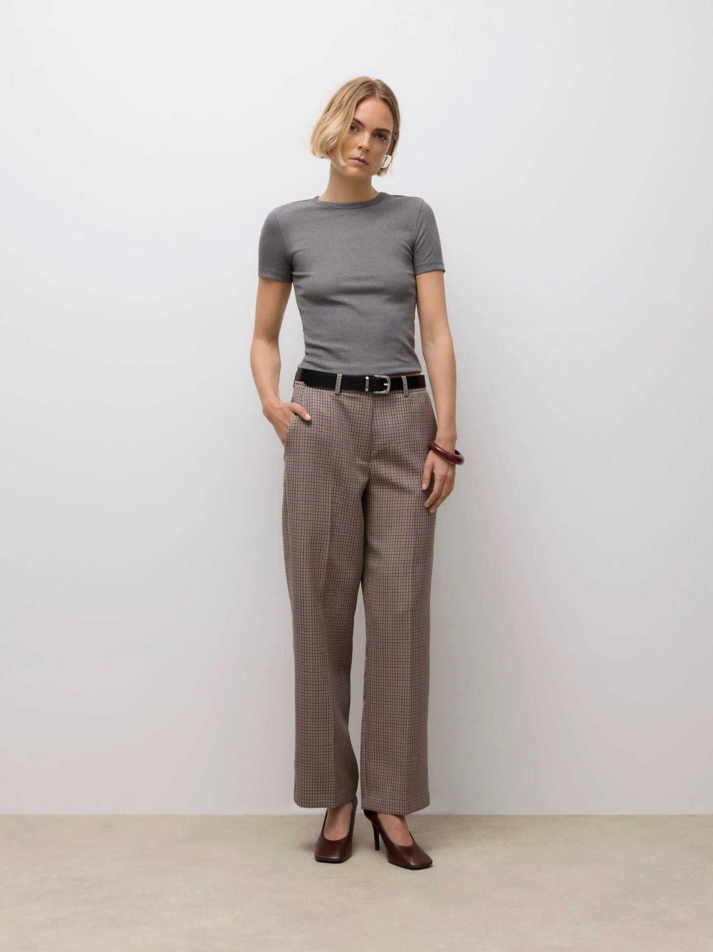 Aware Top Donna Irwina Medium Grey Melange