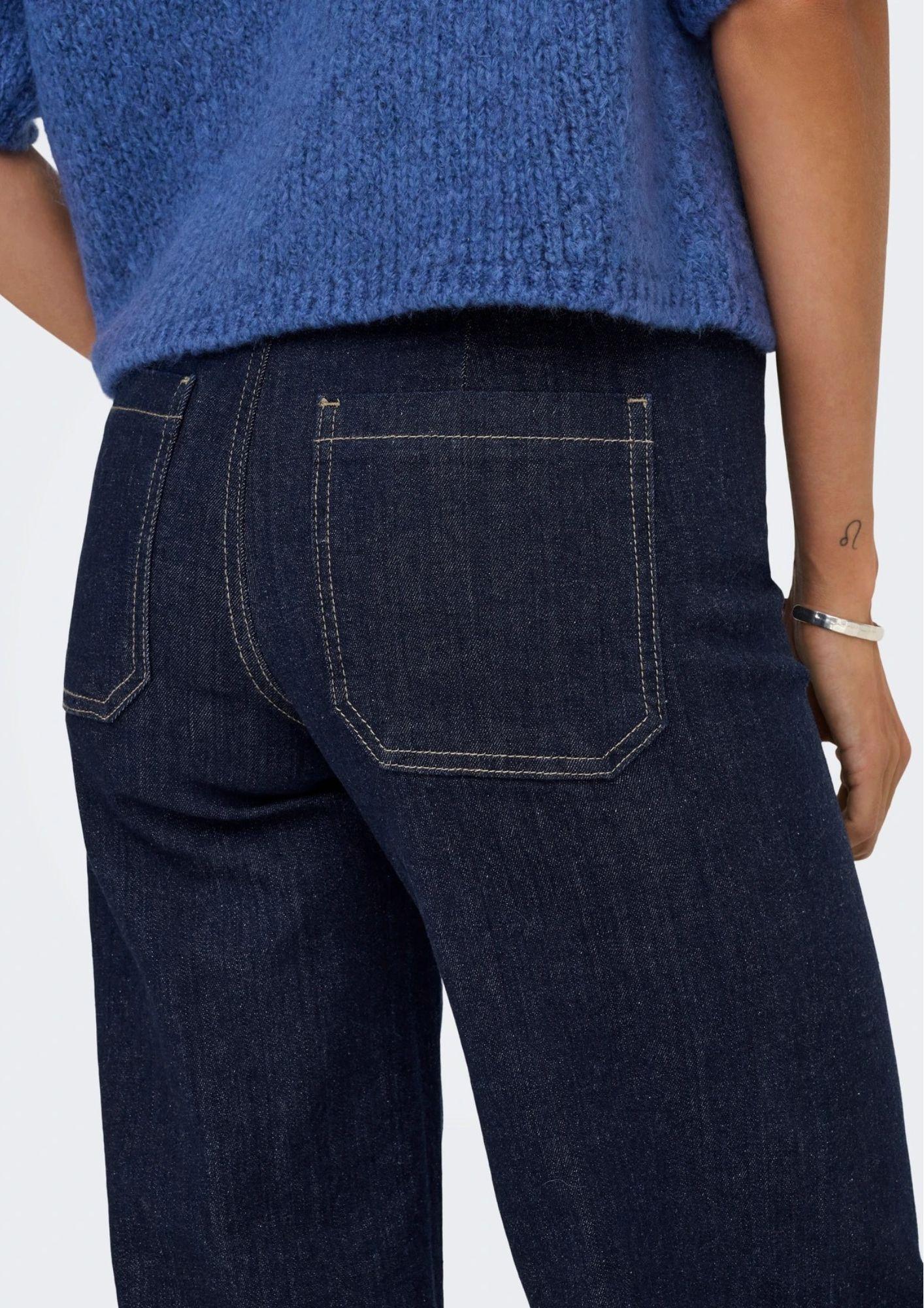 Jaqueline De Yong Jeans Donna Vanessa Denim Blu Scuro