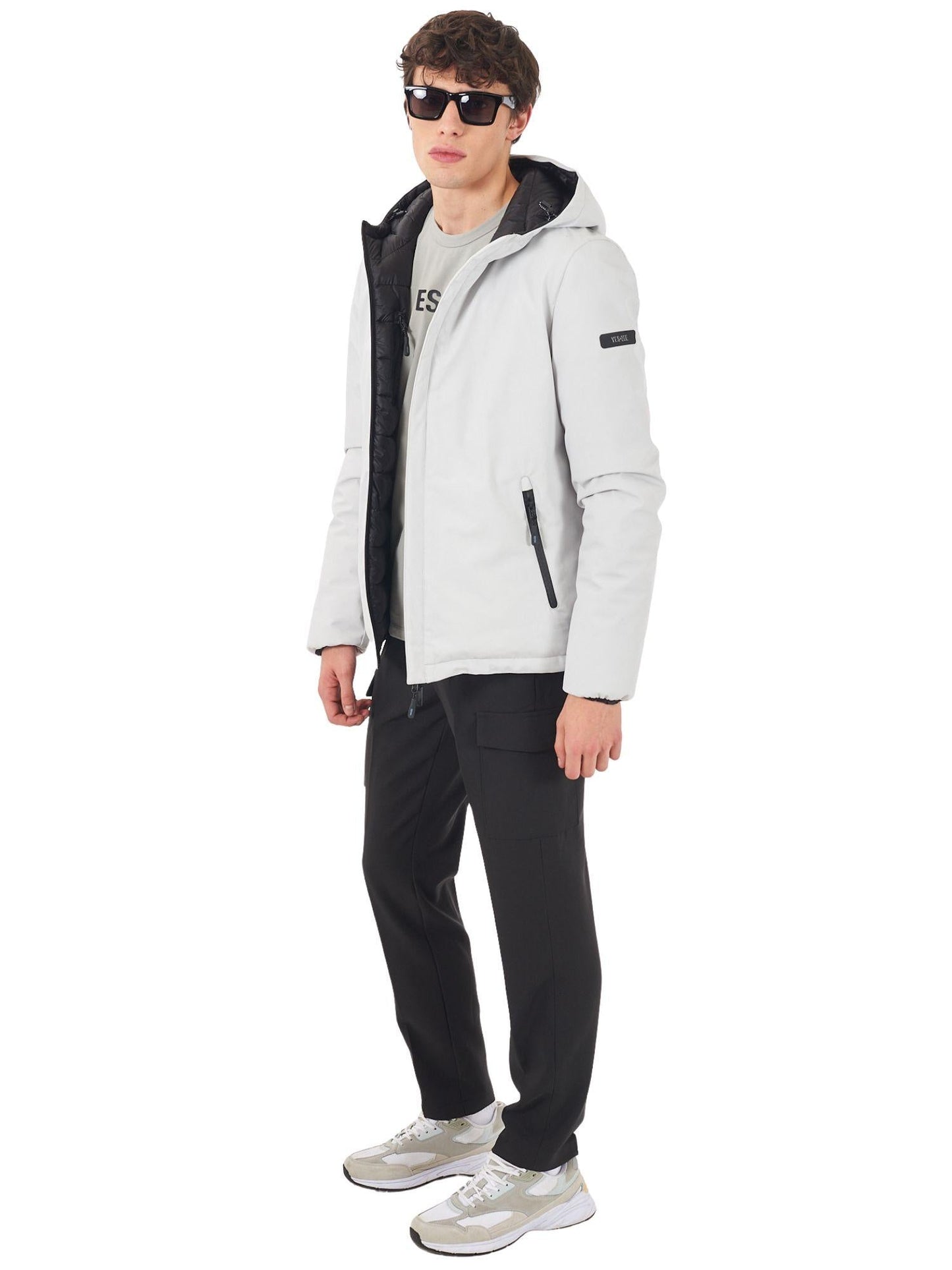 Yes Zee Giubbino Uomo reversibile Bianco