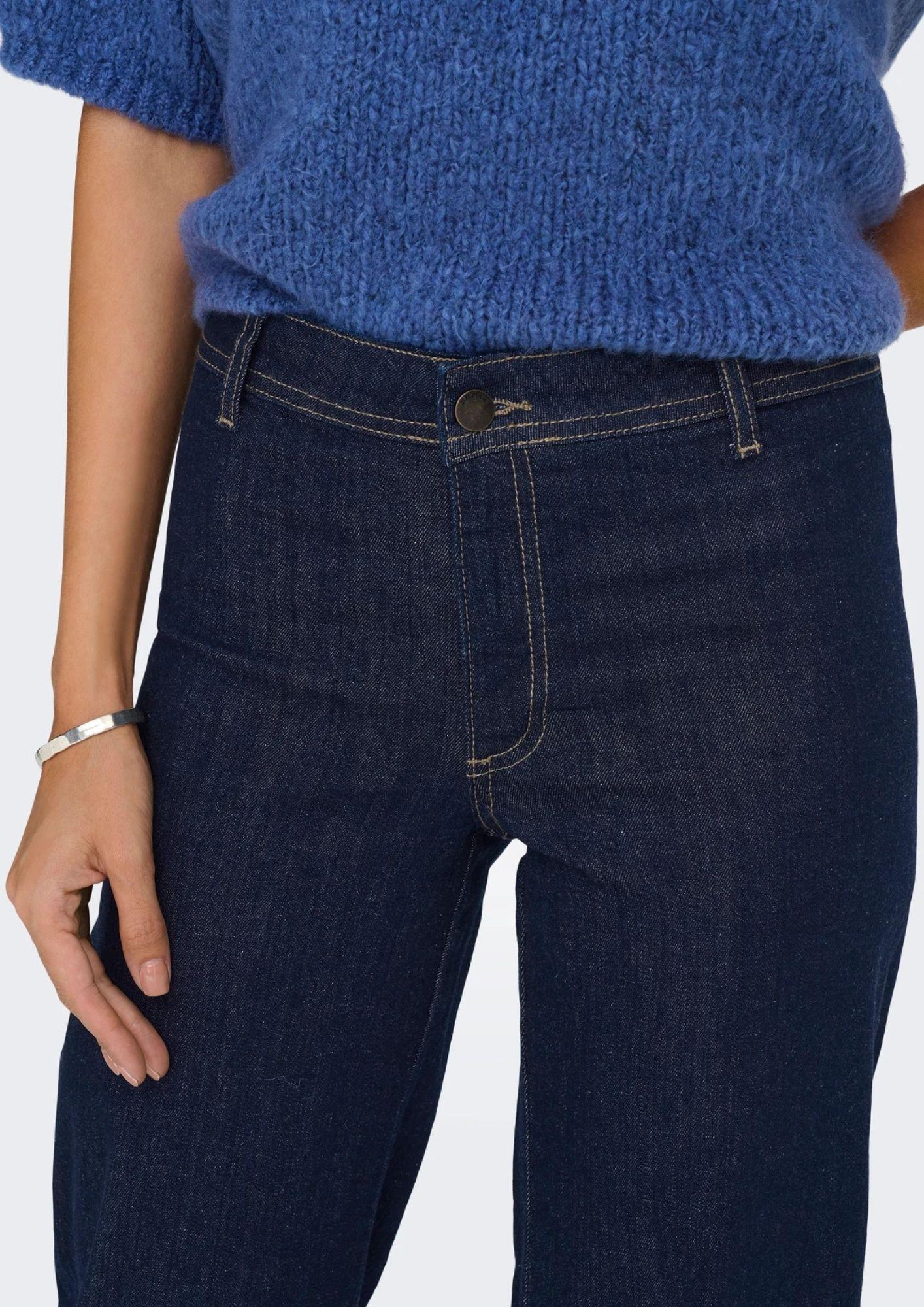 Jaqueline De Yong Jeans Donna Vanessa Denim Blu Scuro