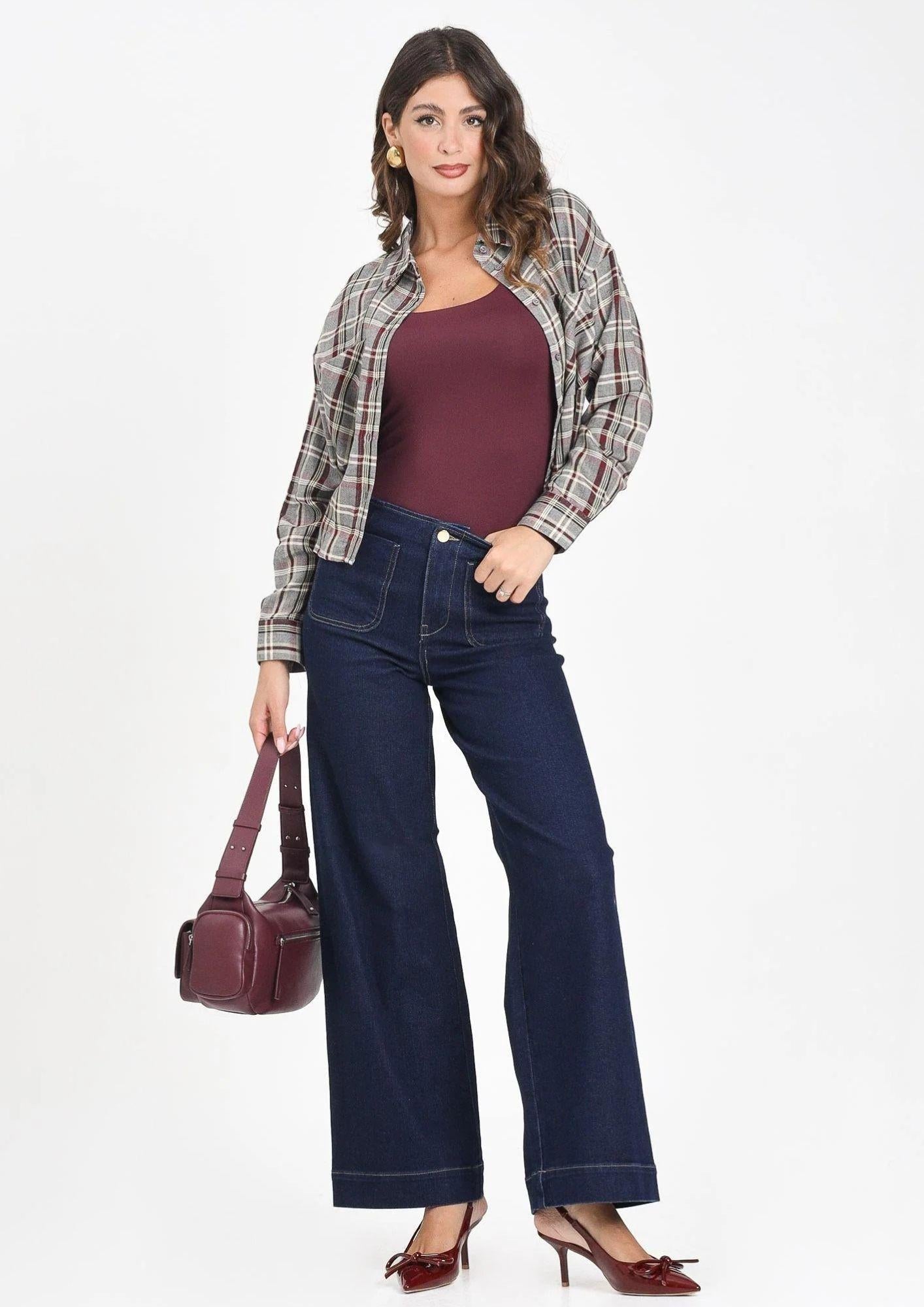 Jacqueline De Yong Jeans Donna New Vanessa Blu denim
