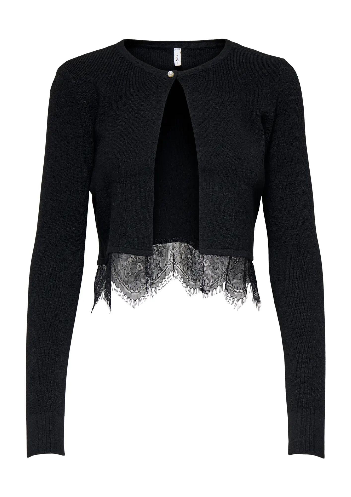Cardigan Donna Only Perry Nero