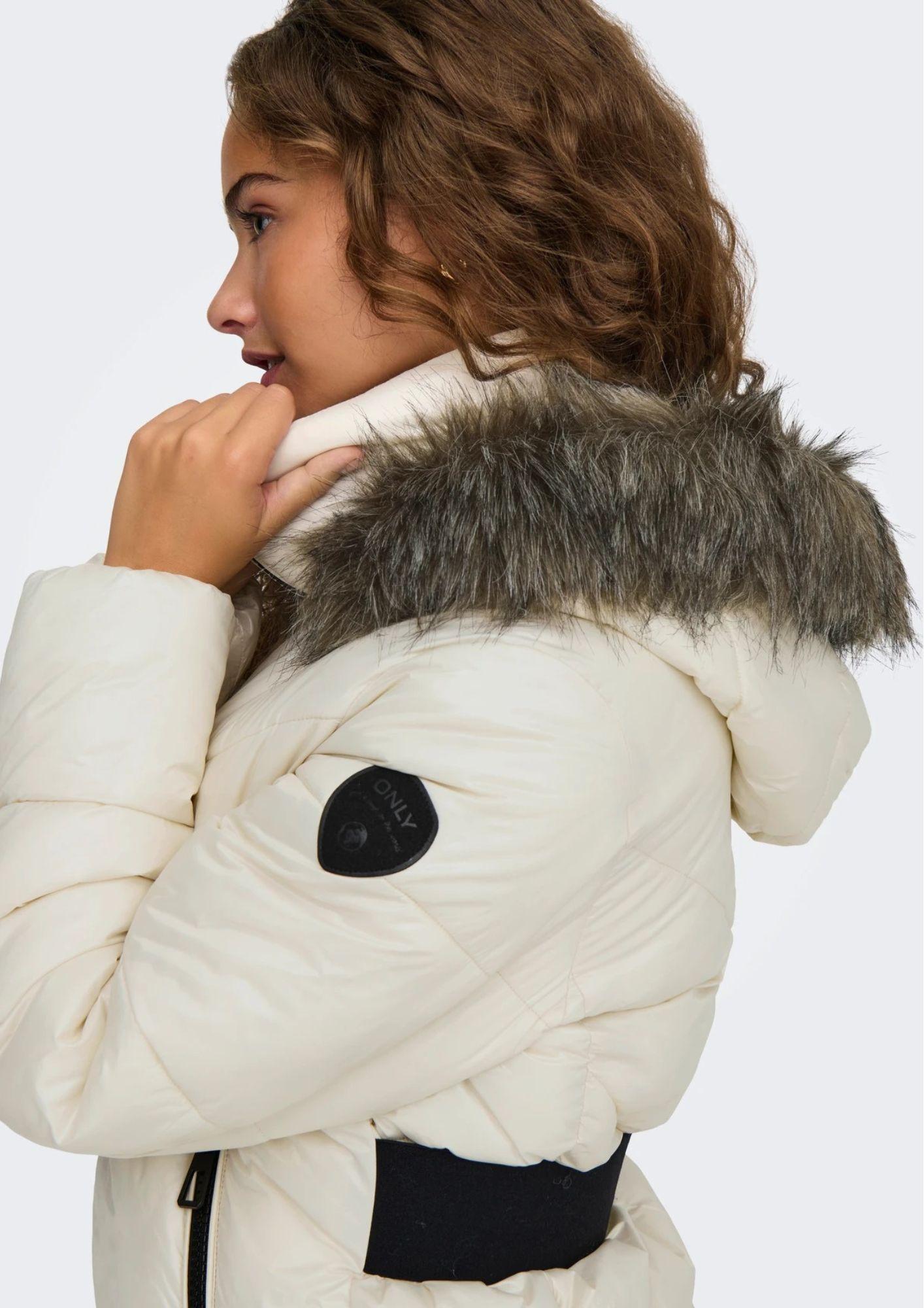 Only Giacca Invernale Donna Onlfever Bianco