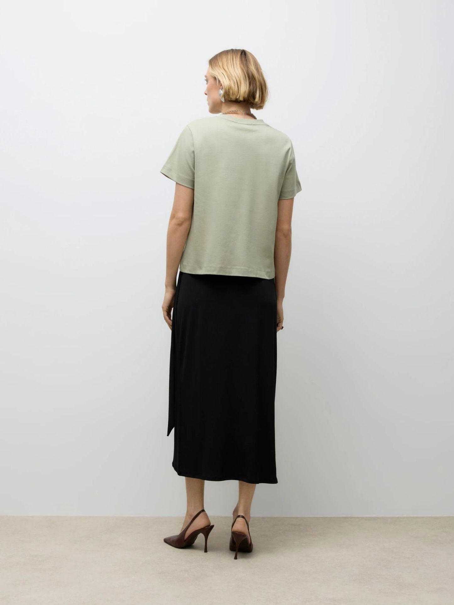 Aware T-Shirt Donna Awnaima Grey Tea