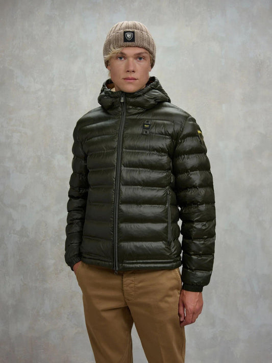 Blauer Giacca Invernale Uomo Charles Tiglio Selvatico Interno Tabacco