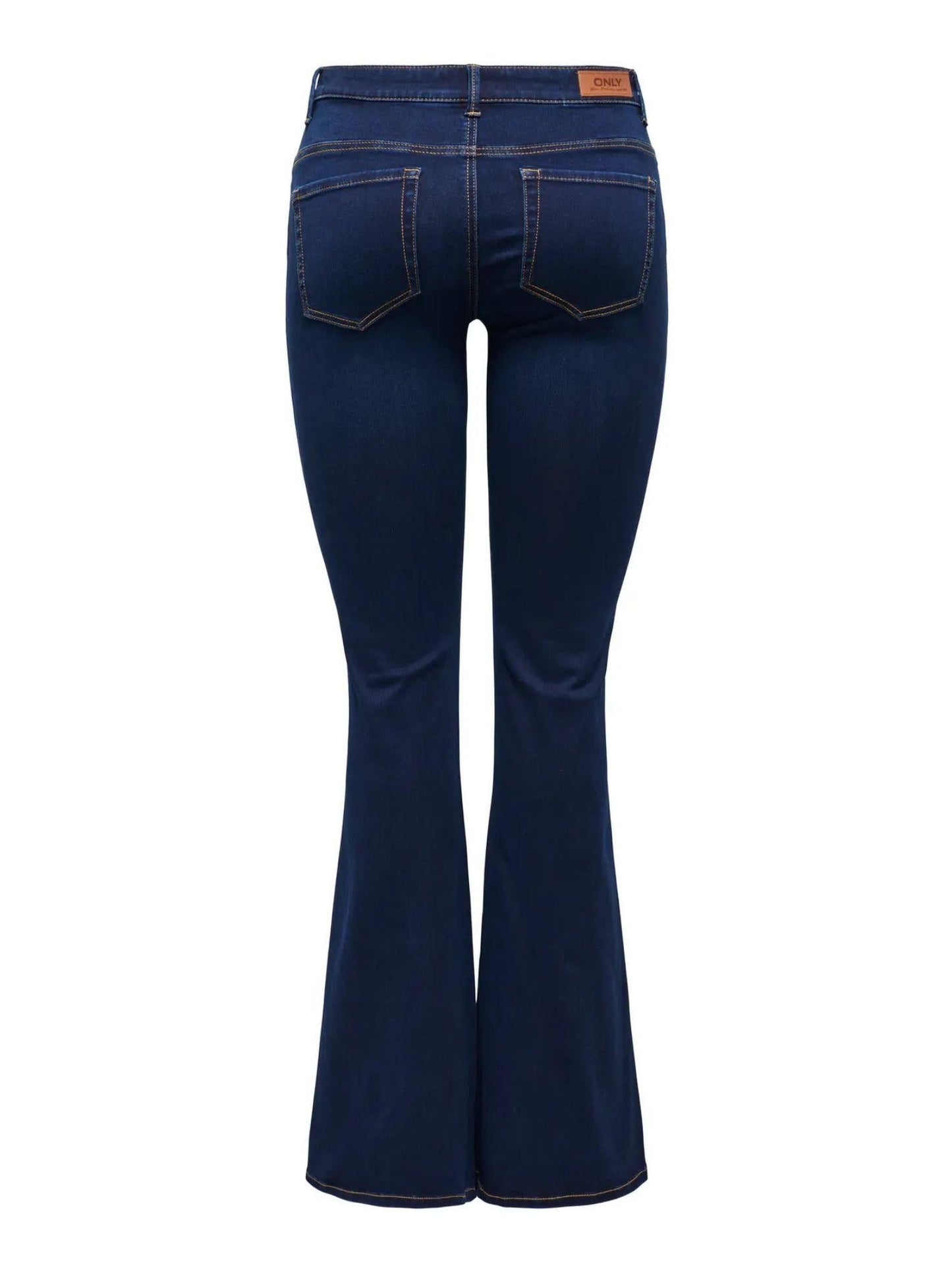 Only ONLREESE Jeans Flared Fit Donna Dark Blue Denim