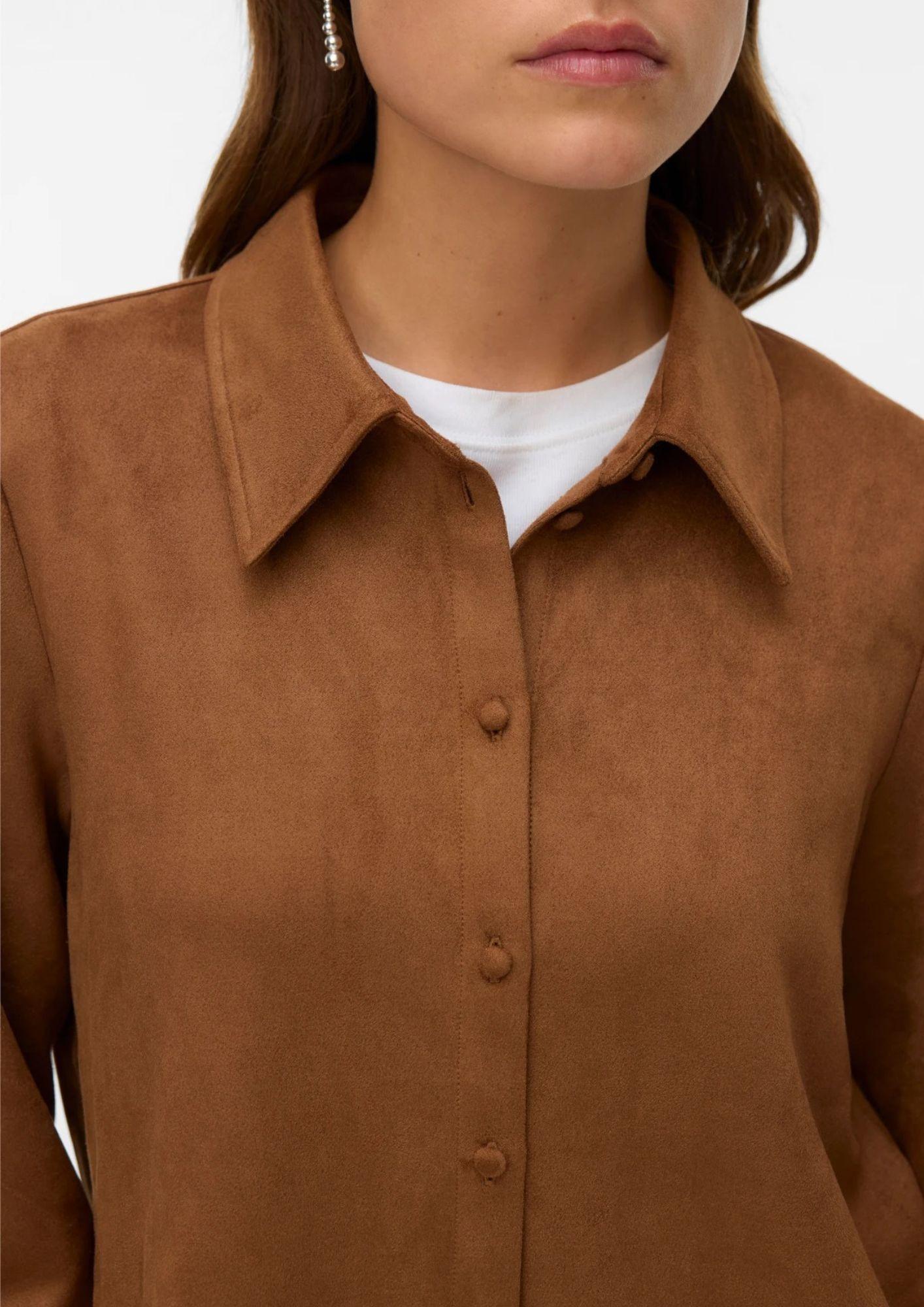 Vero Moda Camicia Donna Bella Marrone