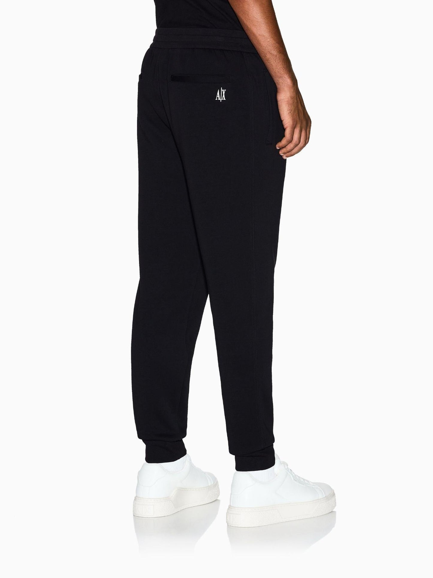 Armani Exchange Pantaloni jogger con logo sul retro Uomo Nero