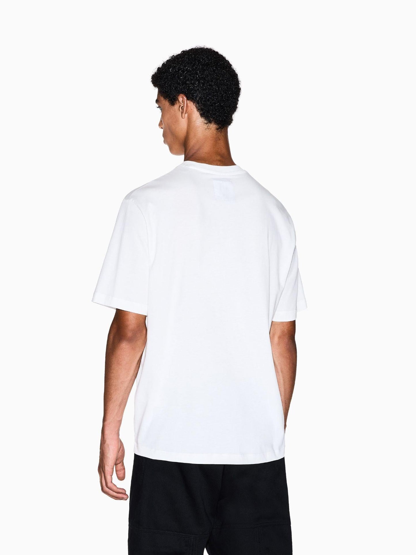 Armani Exchange T-Shirt con logo ricamato Uomo Bianco