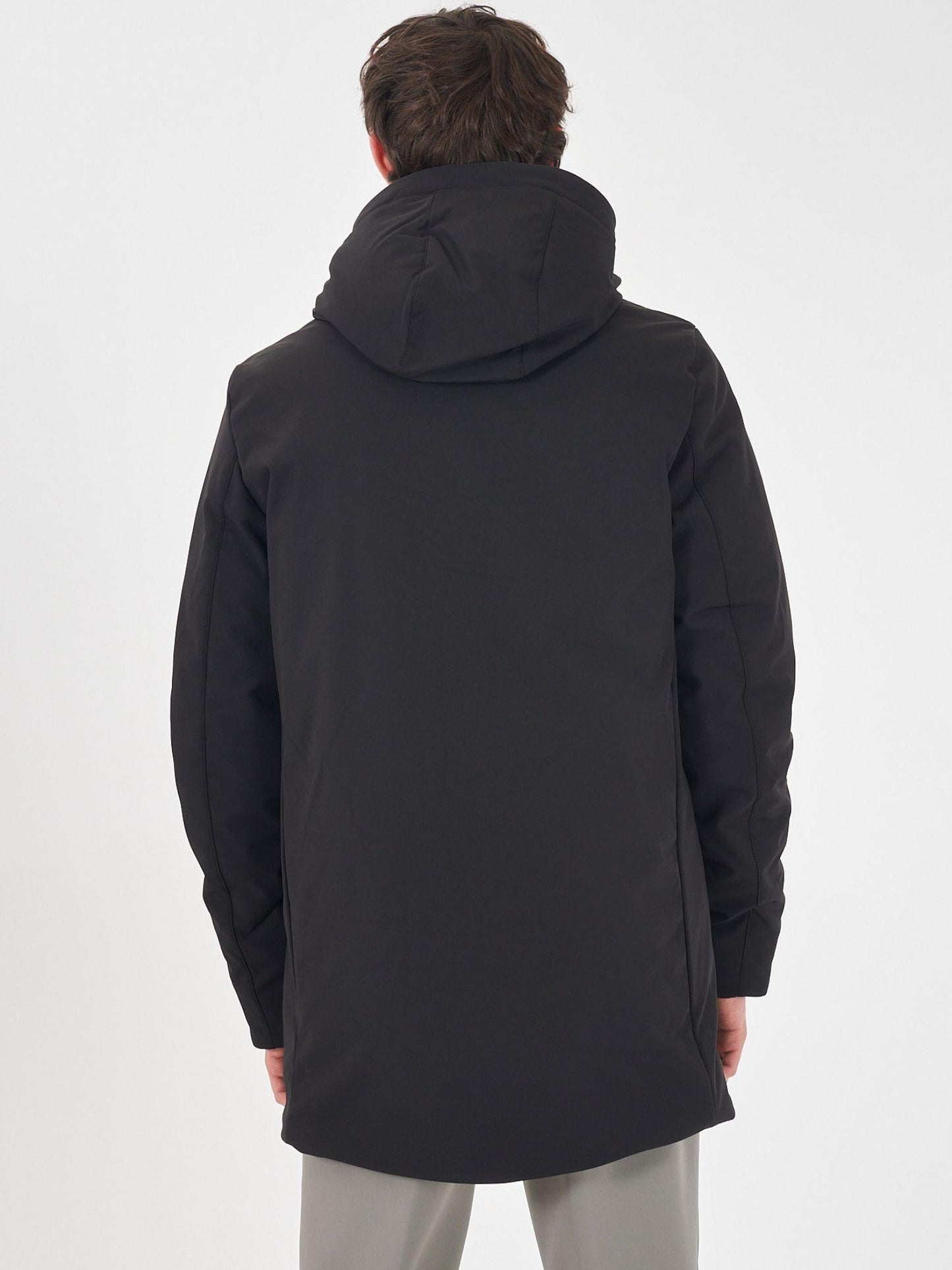 Yes Zee Uomo Cappotto Nero