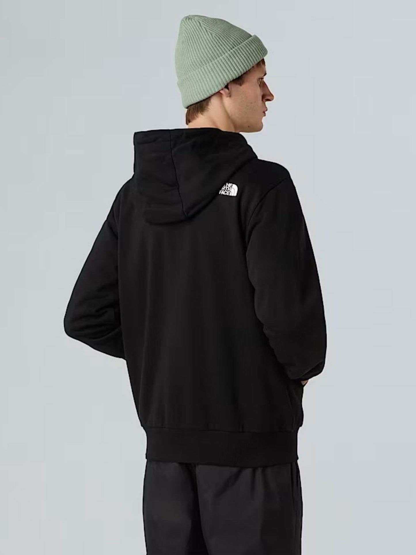 The North Face Felpa Uomo Simple Dome Con Cappuccio e Cerniera Integrale Nero