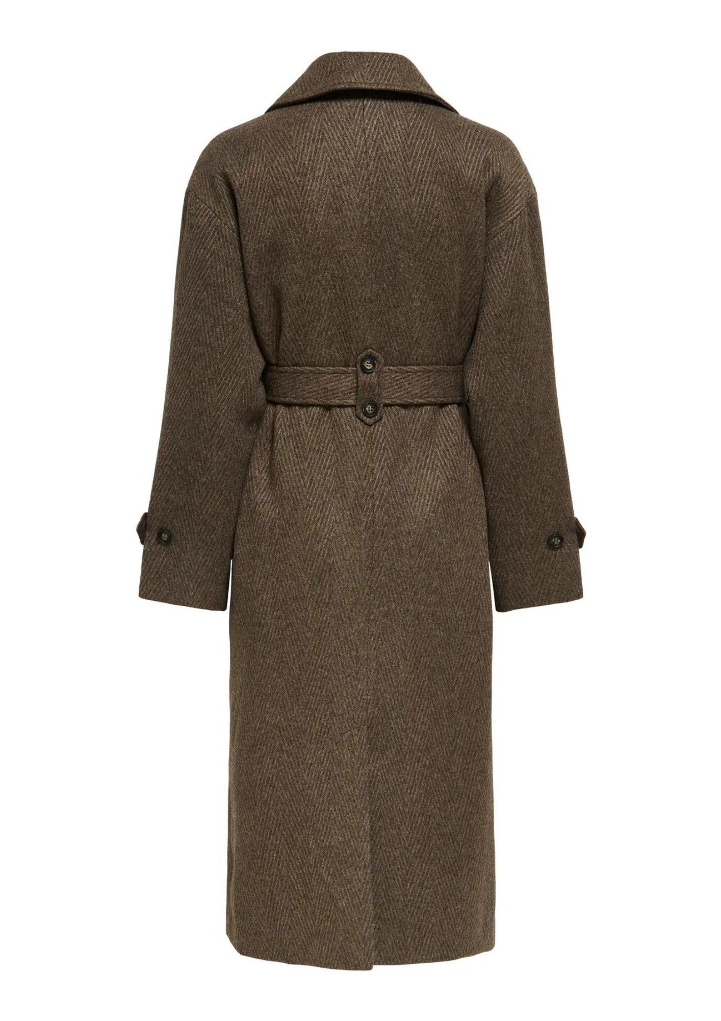 Cappotto Donna Only Gina Marrone