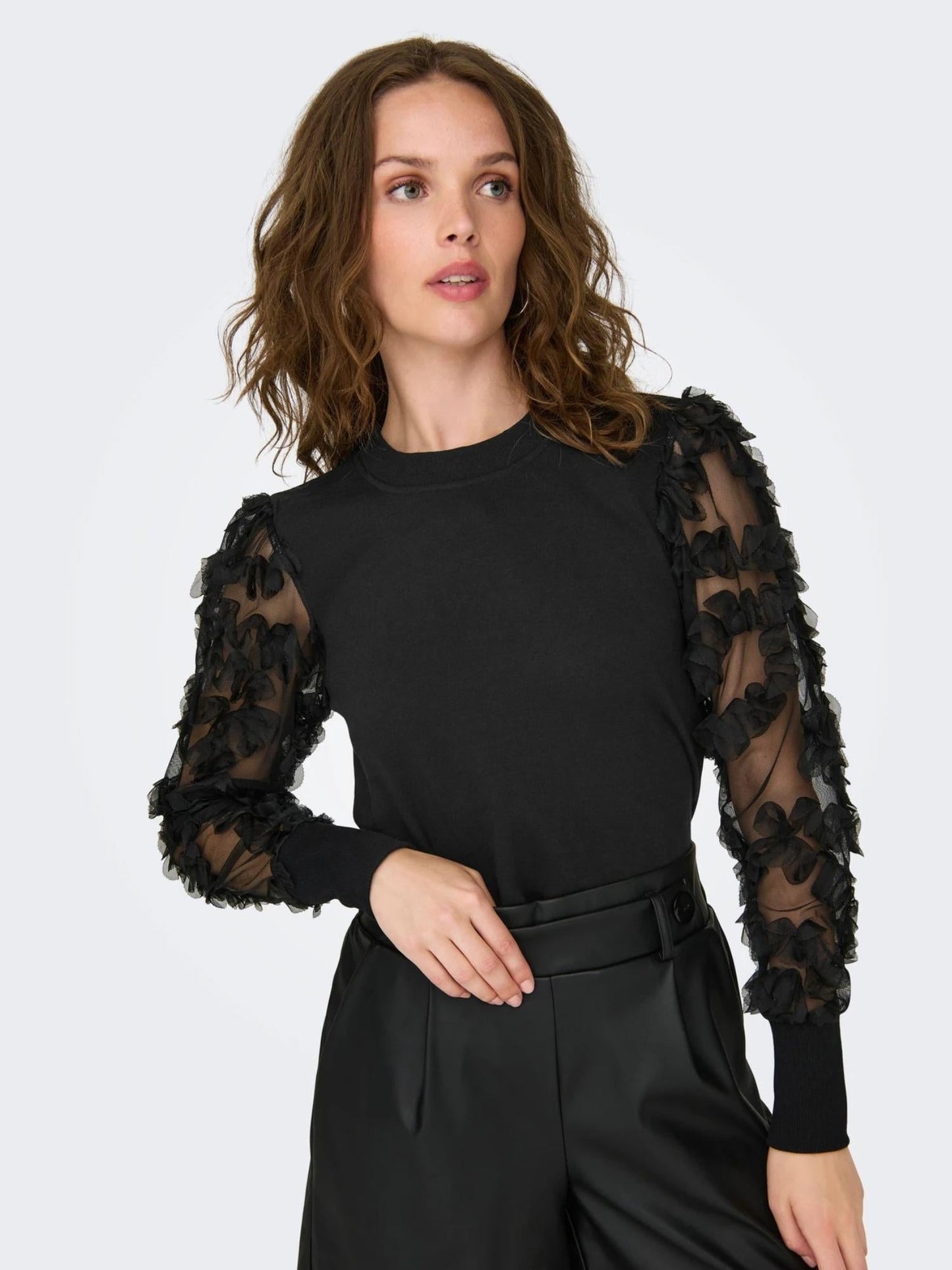 Jacqueline De Yong Felpa Donna Fairview Nero