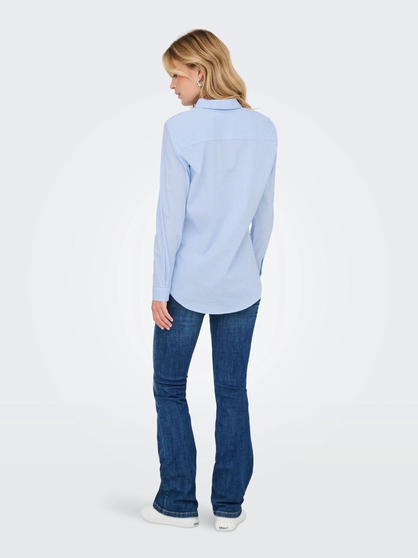 Jacqueline De Yong Camicia Donna Mio Cashmere Blue