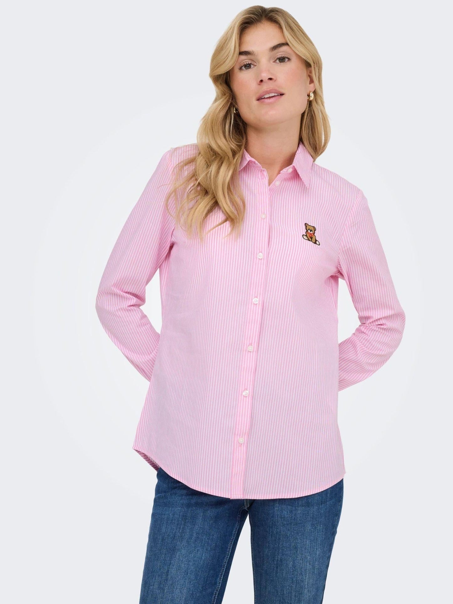 Jacqueline De Yong Camicia Donna Mio Shocking Pink