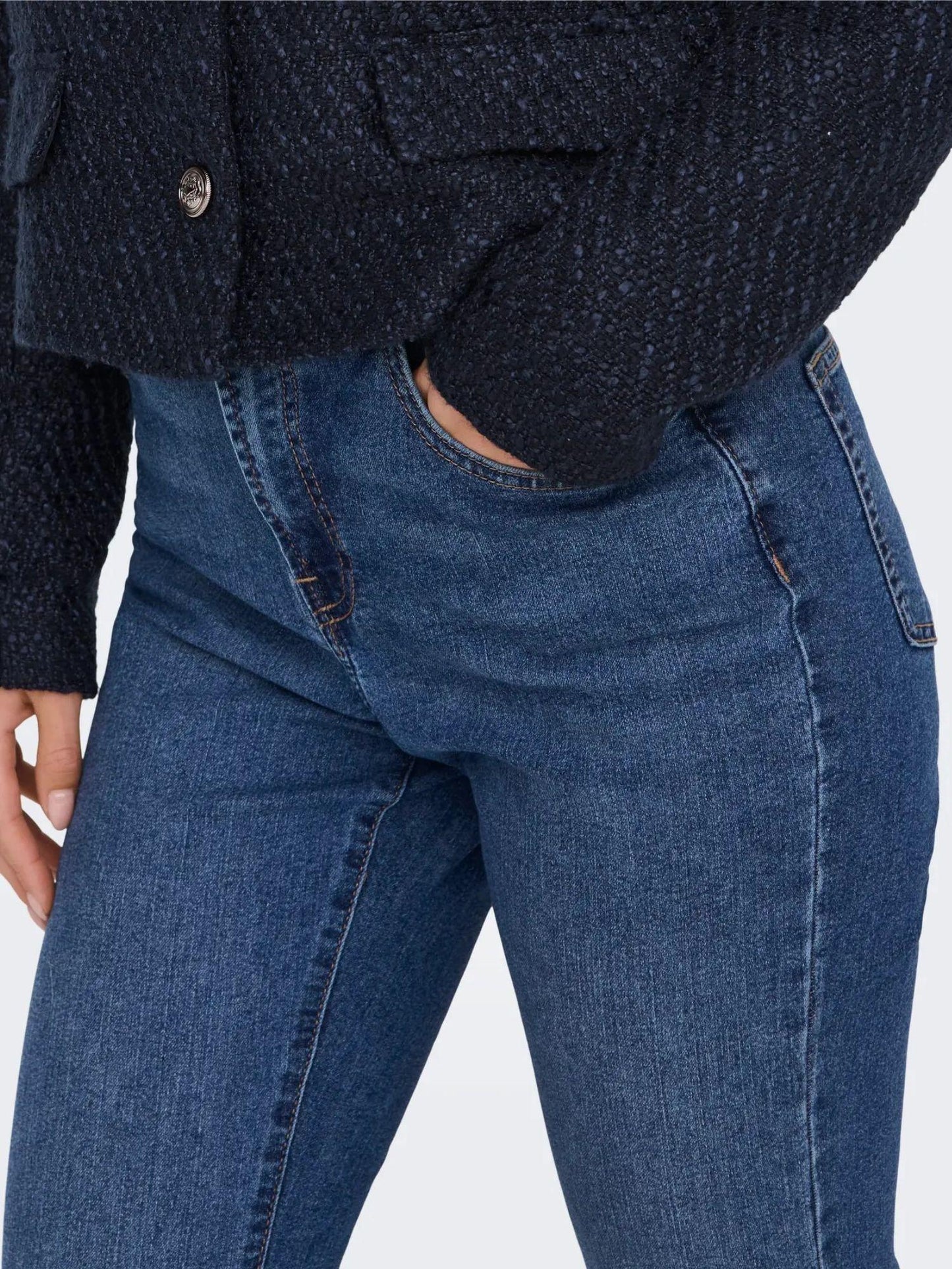 Jacqueline De Yong JDYMOON Bootcut Jeans Donna Medium Blue Denim