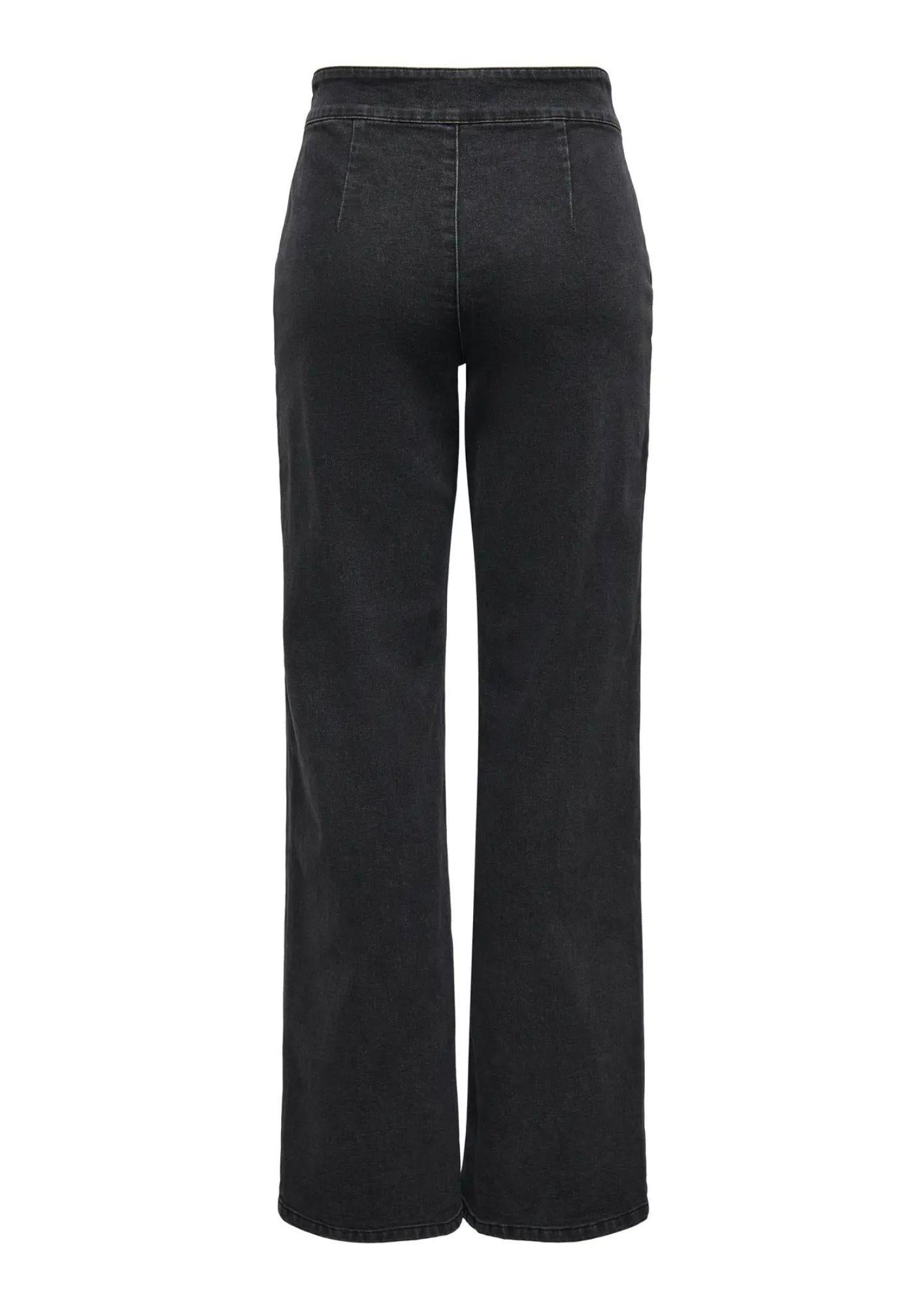 Jacqueline De Yong Jeans Donna Geggo Grigio Scuro Denim