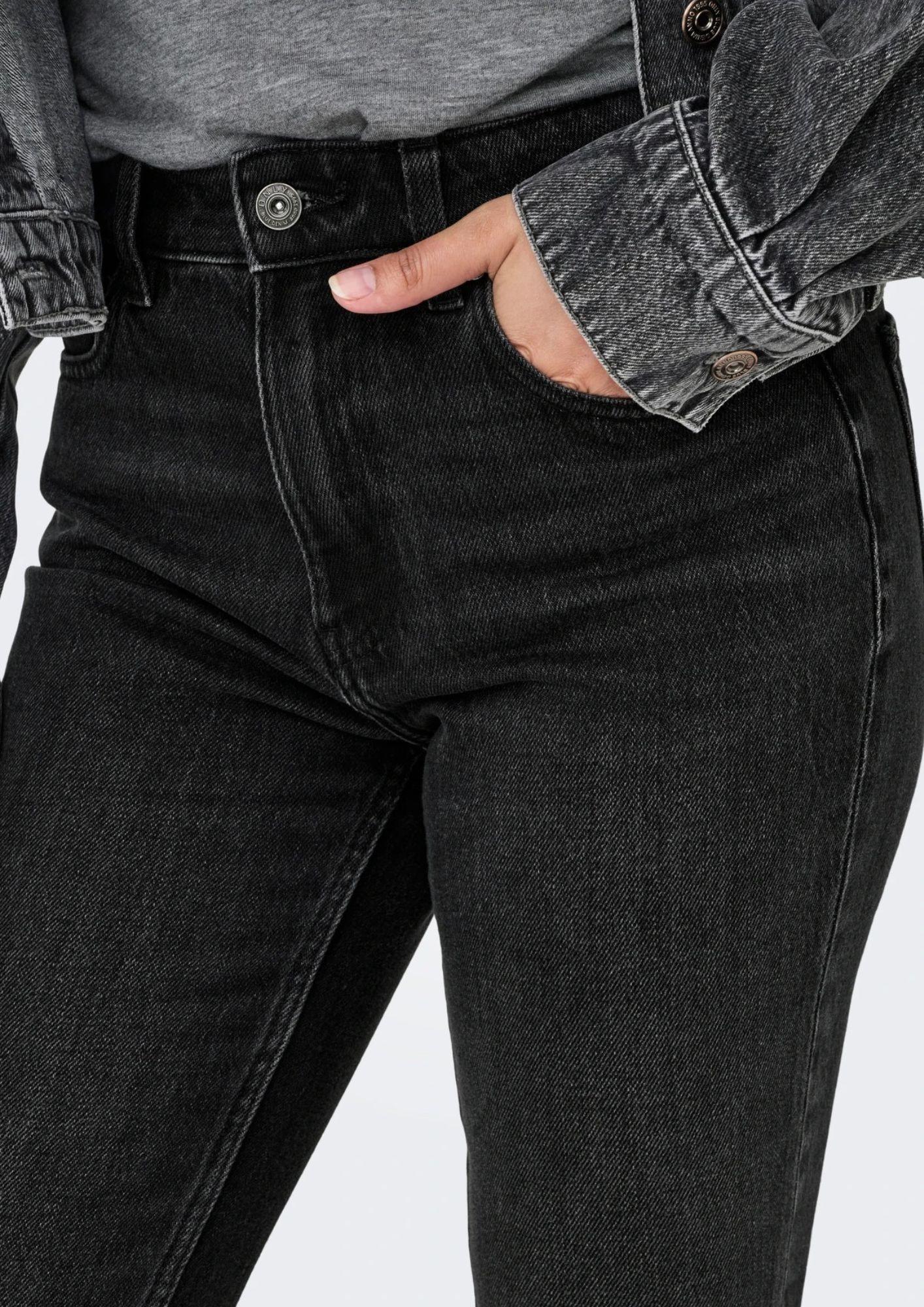 Jeans Donna Only Onlemily Denim Nero