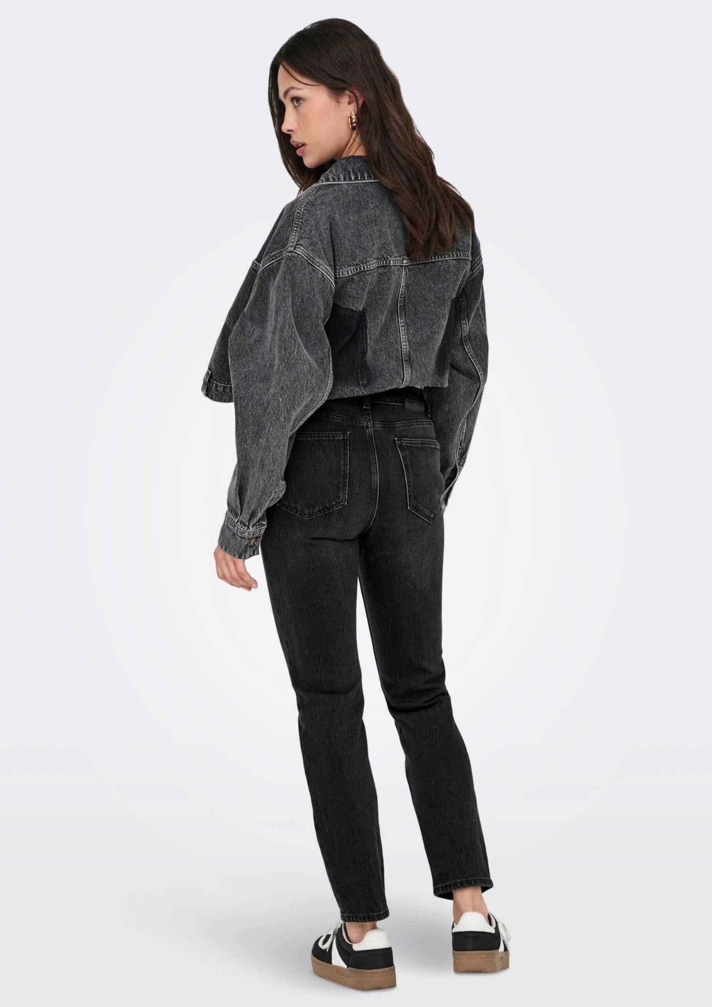 Jeans Donna Only Onlemily Denim Nero